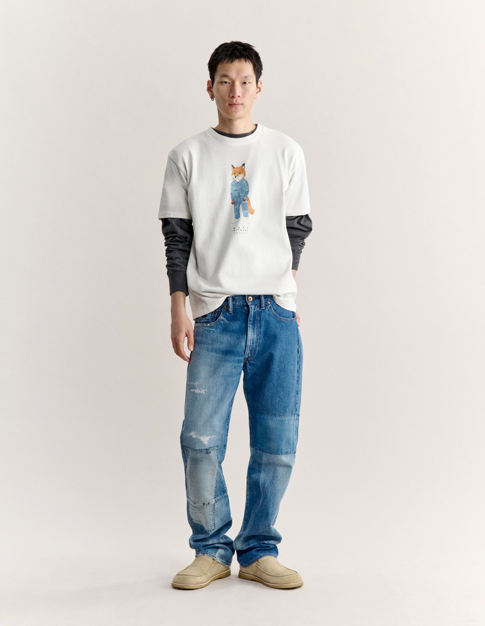 Áo thun Maison Kitsuné x Kuro The Crafted Fox