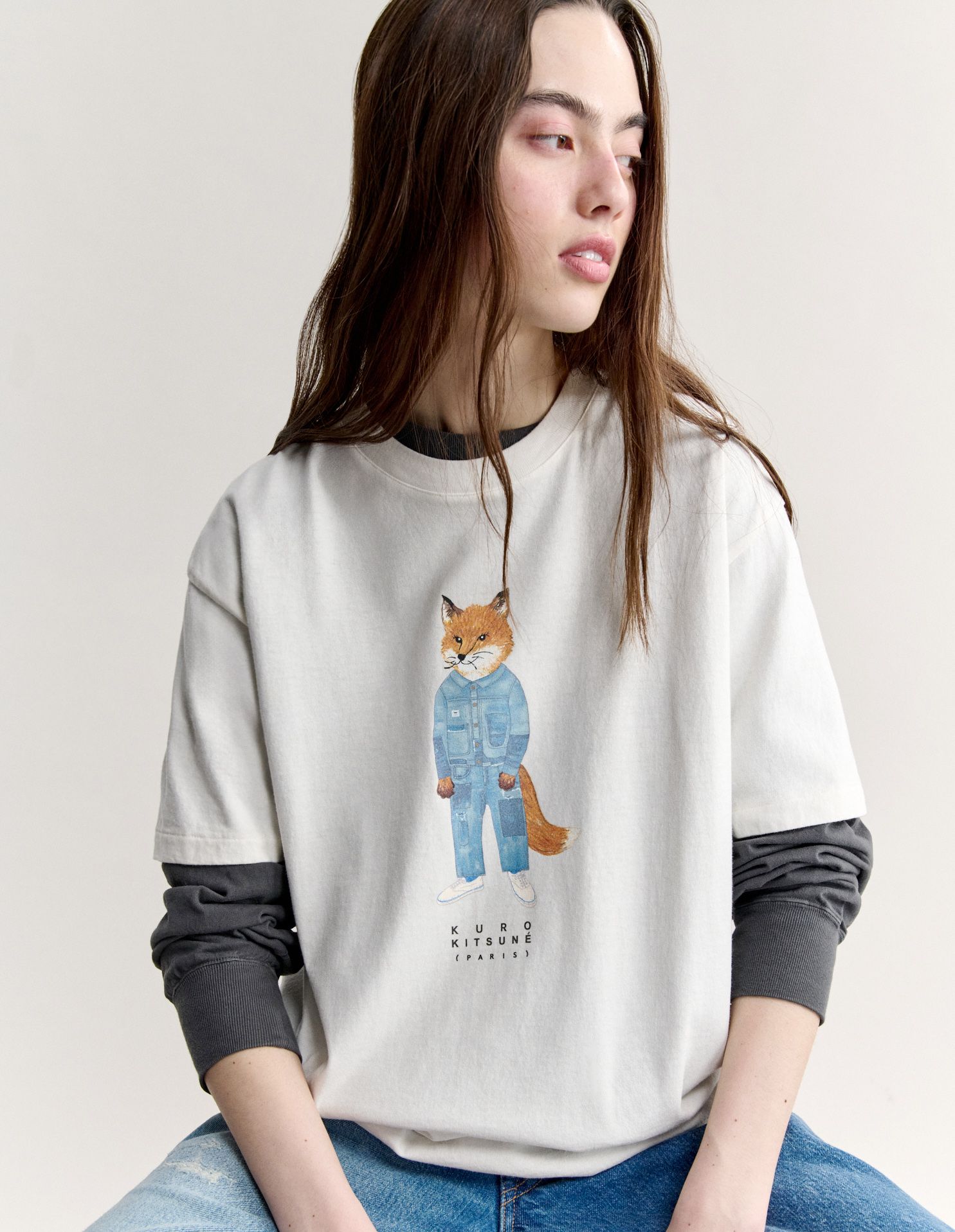 Áo thun Maison Kitsuné x Kuro The Crafted Fox