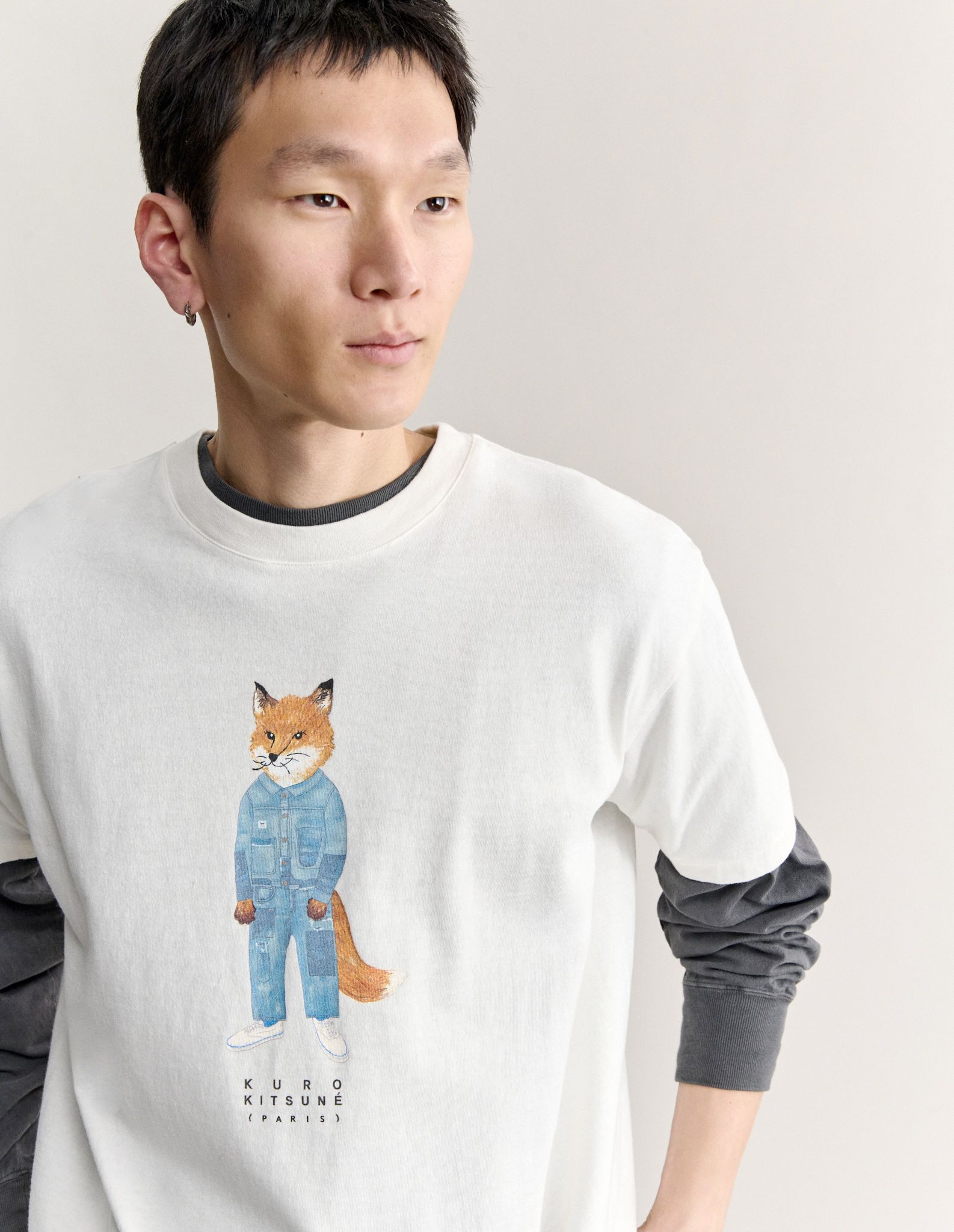 Áo thun Maison Kitsuné x Kuro The Crafted Fox