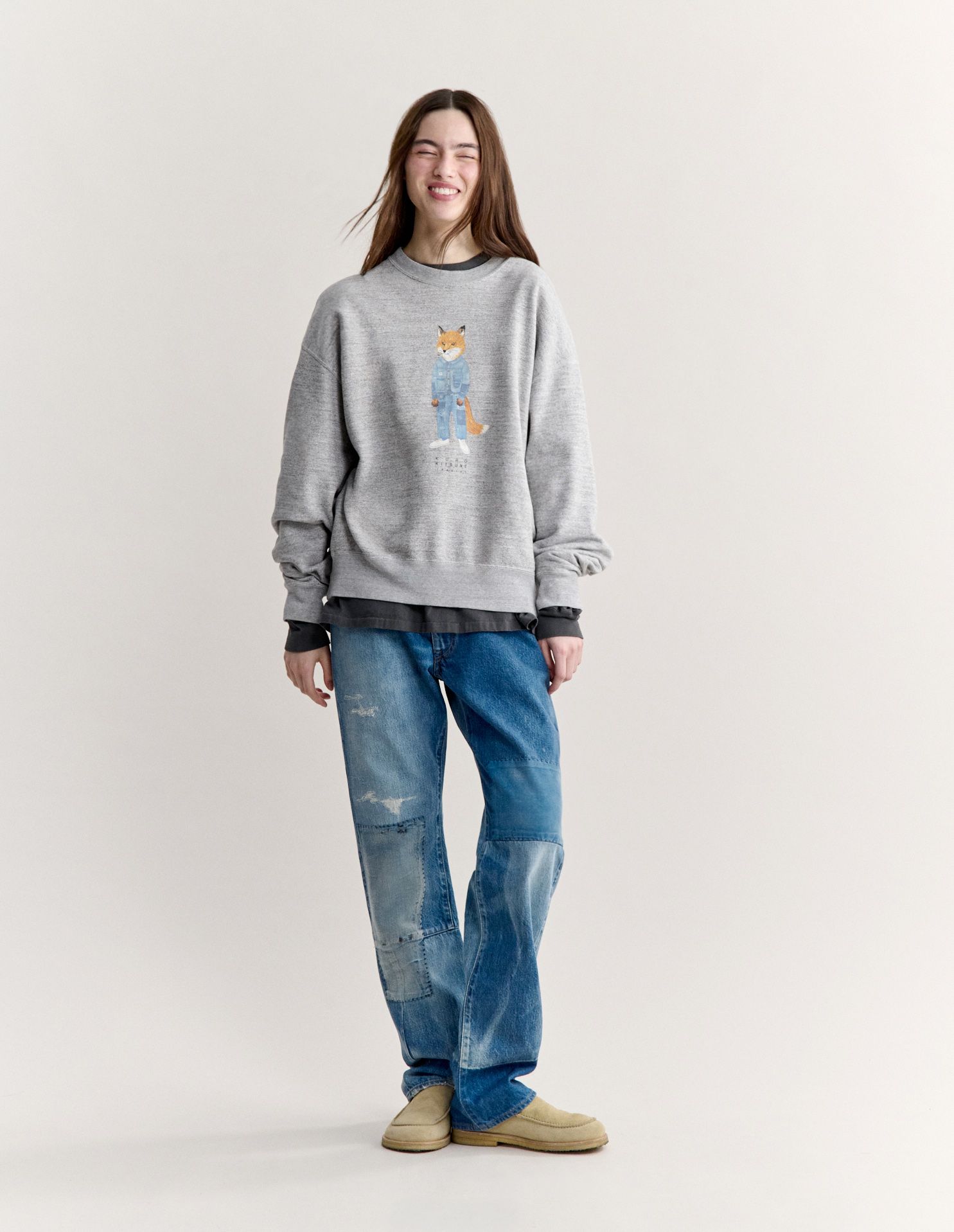 Áo sweatshirt Maison Kitsuné x Kuro The Crafted Fox