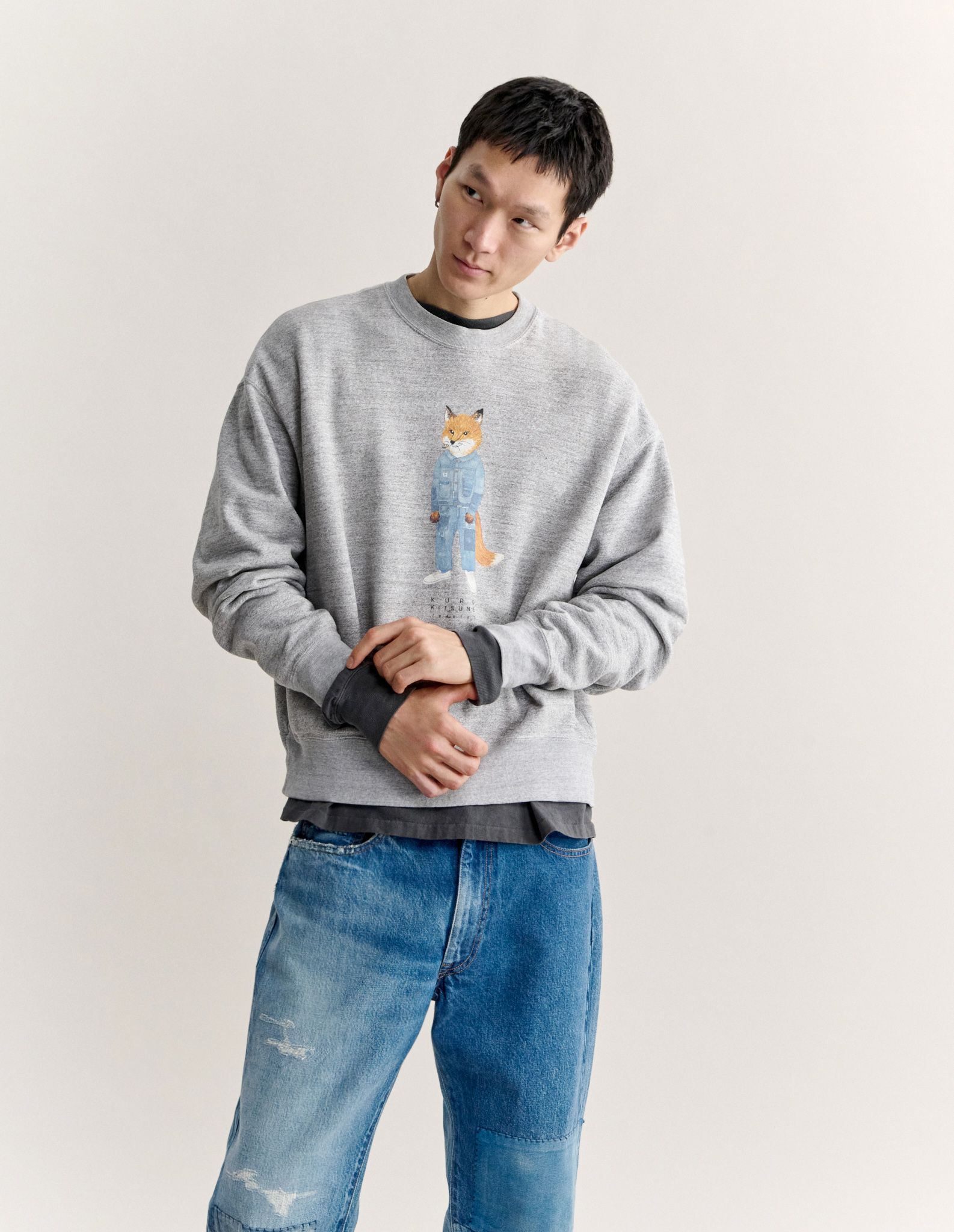 Áo sweatshirt Maison Kitsuné x Kuro The Crafted Fox