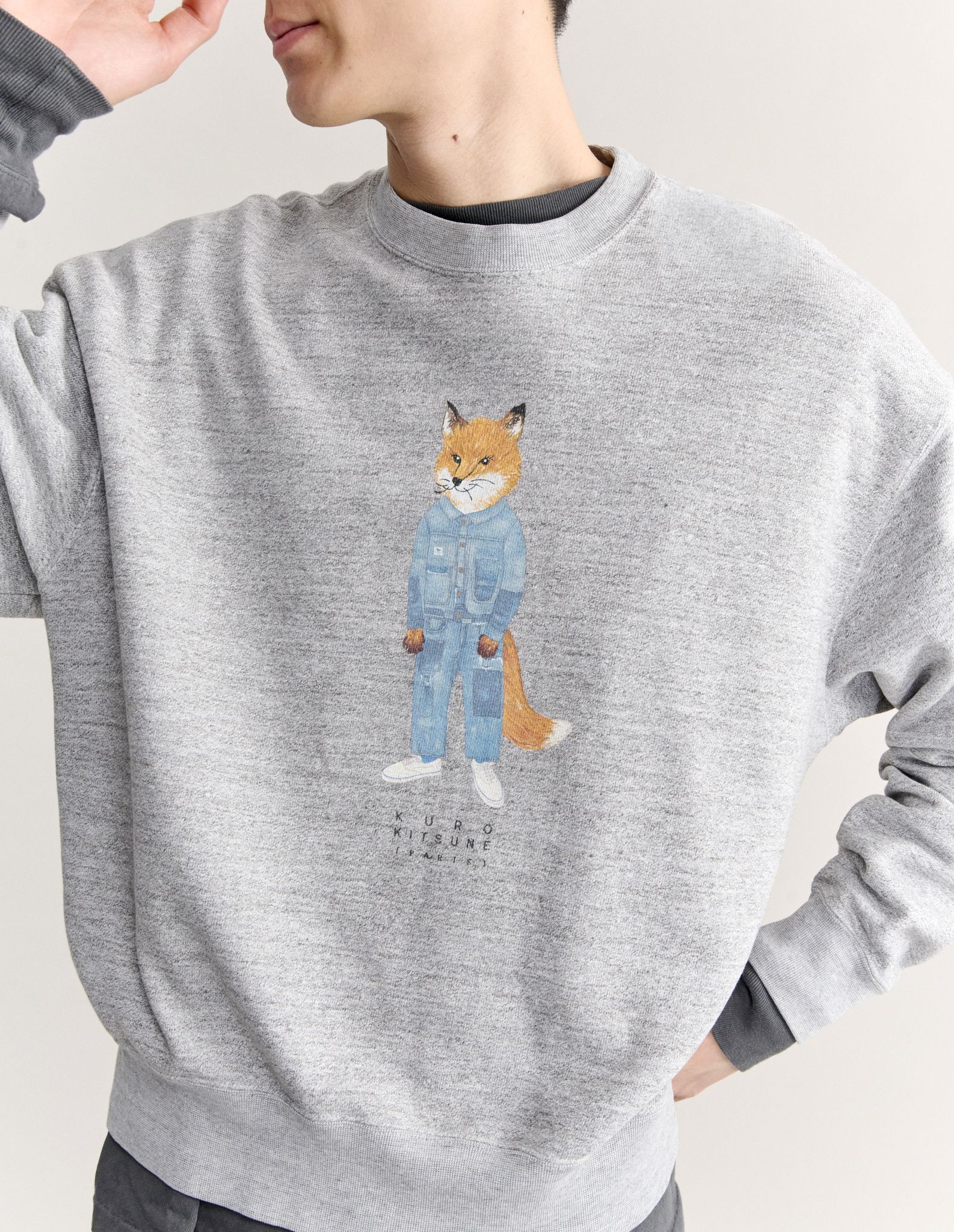 Áo sweatshirt Maison Kitsuné x Kuro The Crafted Fox