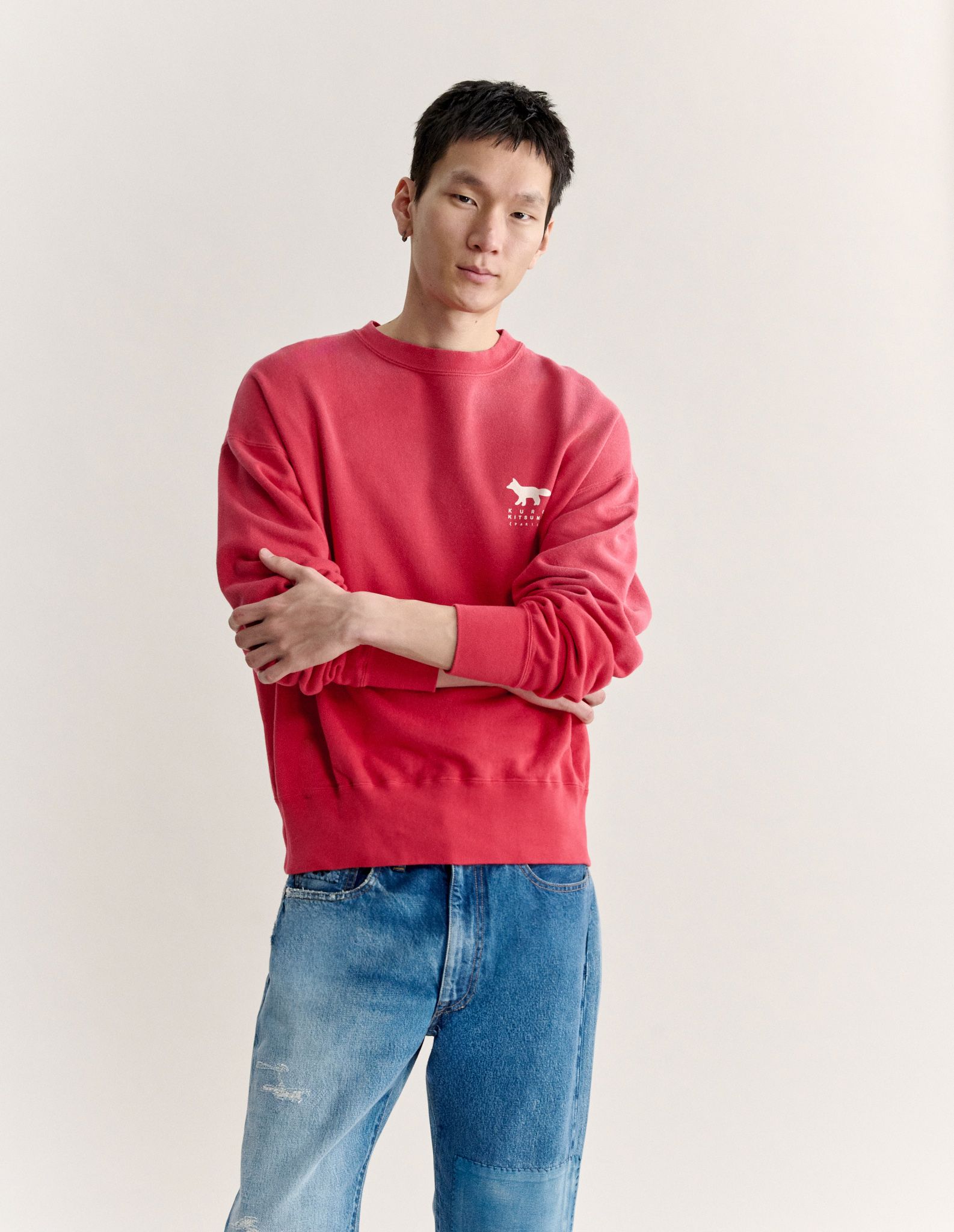 Áo sweatshirt Maison Kitsuné x Kuro Sunfade Fox