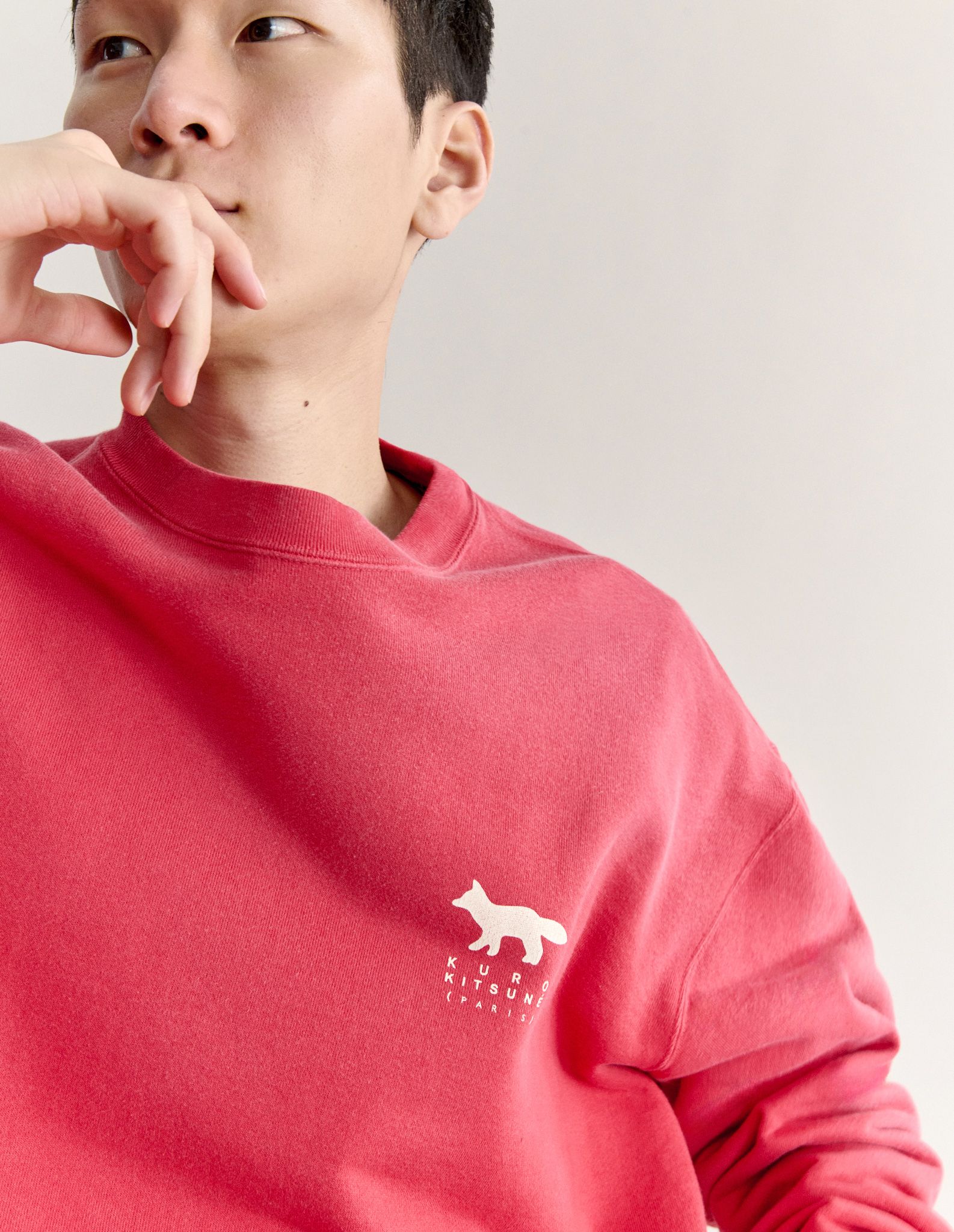 Áo sweatshirt Maison Kitsuné x Kuro Sunfade Fox