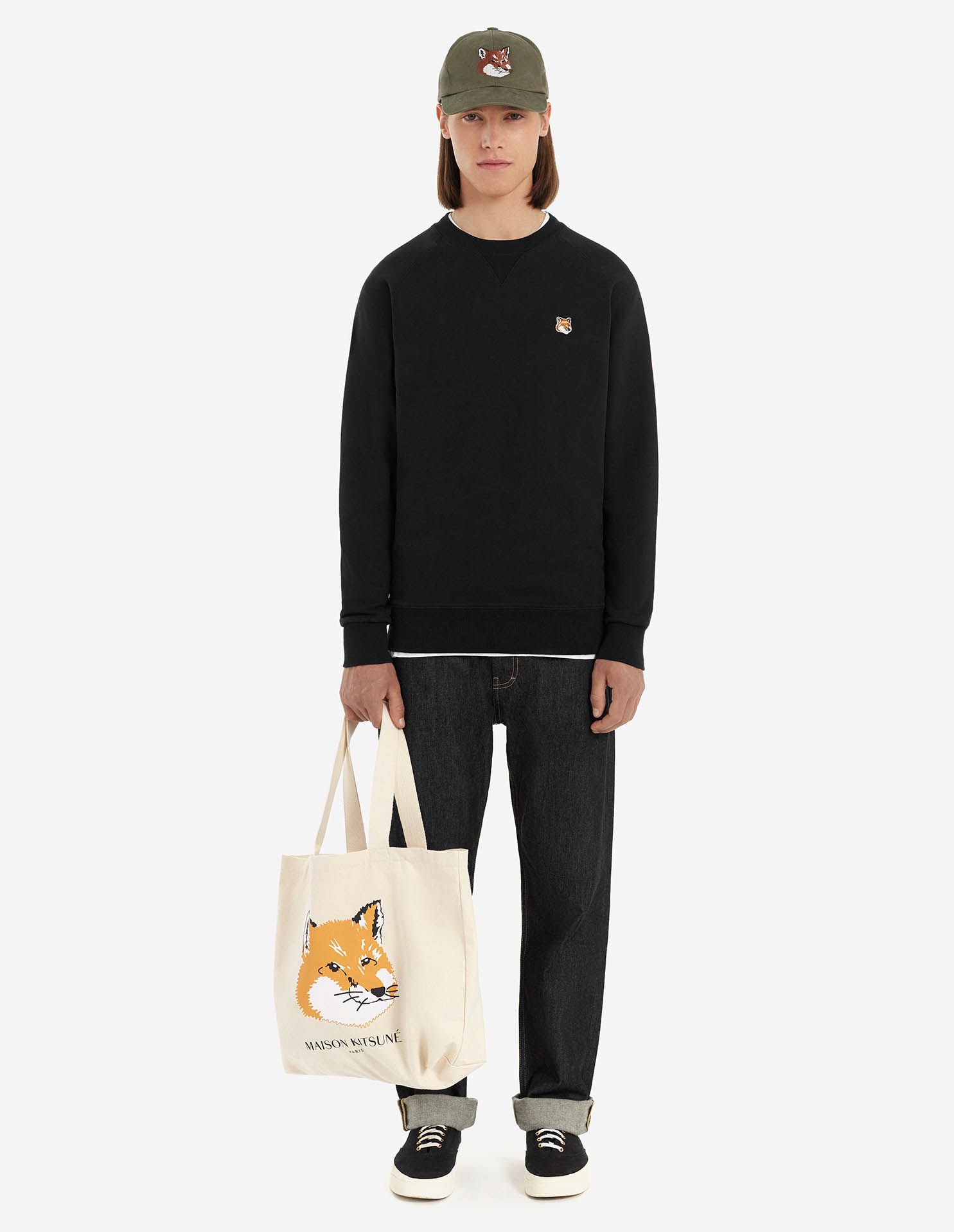 Áo nỉ Fox Head dáng Classic