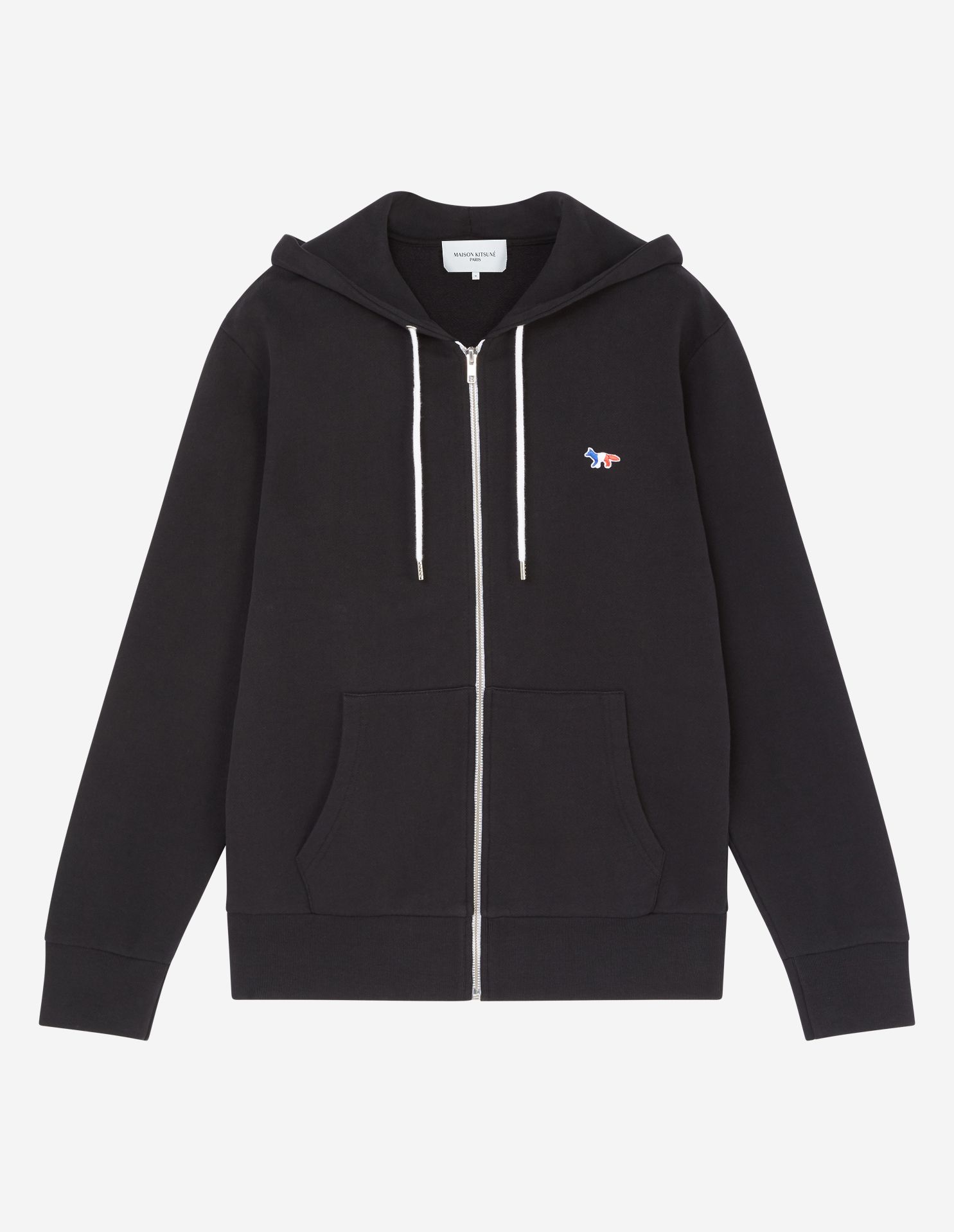 Maison Kitsuné - Áo hoodie khoá kéo Tricolor Fox dáng Classic