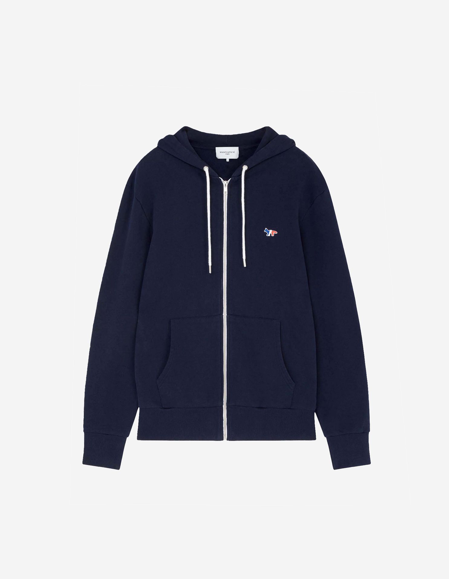 Maison Kitsuné - Áo hoodie khoá kéo Tricolor Fox dáng Classic