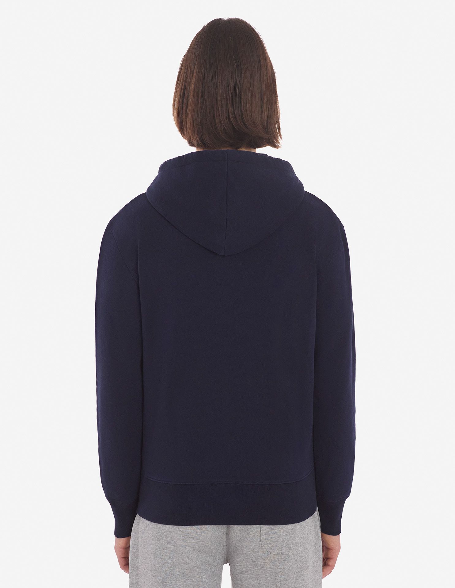 Maison Kitsuné - Áo hoodie khoá kéo Tricolor Fox dáng Classic