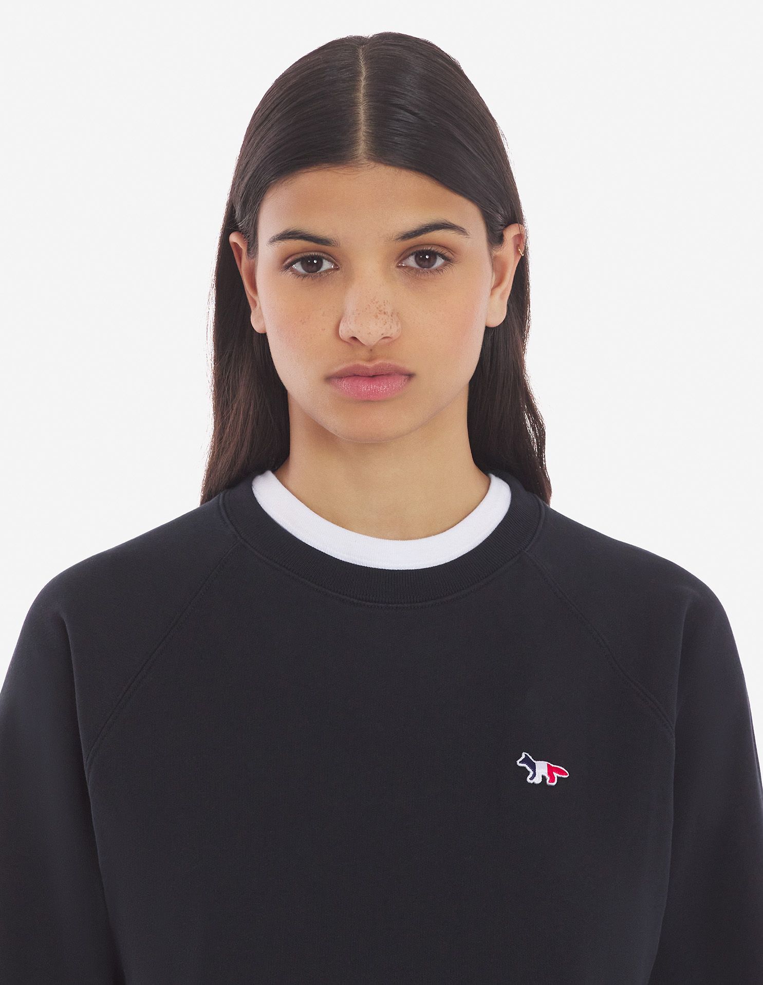 Maison Kitsuné - Áo nỉ adjusted Tricolor Fox