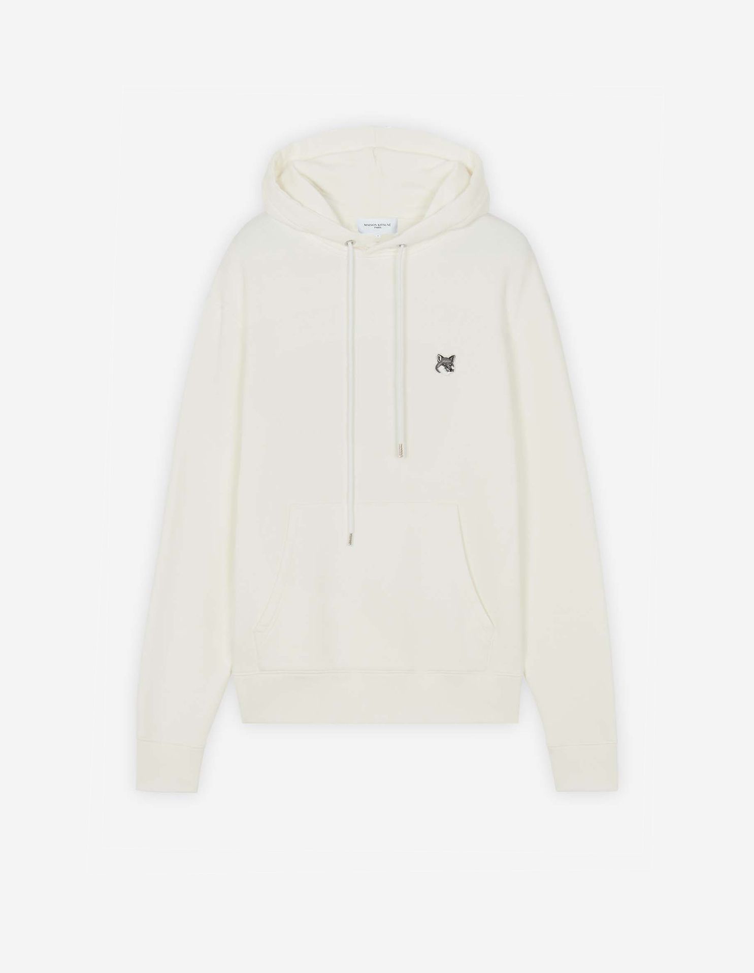 Maison Kitsuné - Áo hoodie Grey Fox Head dáng Classic