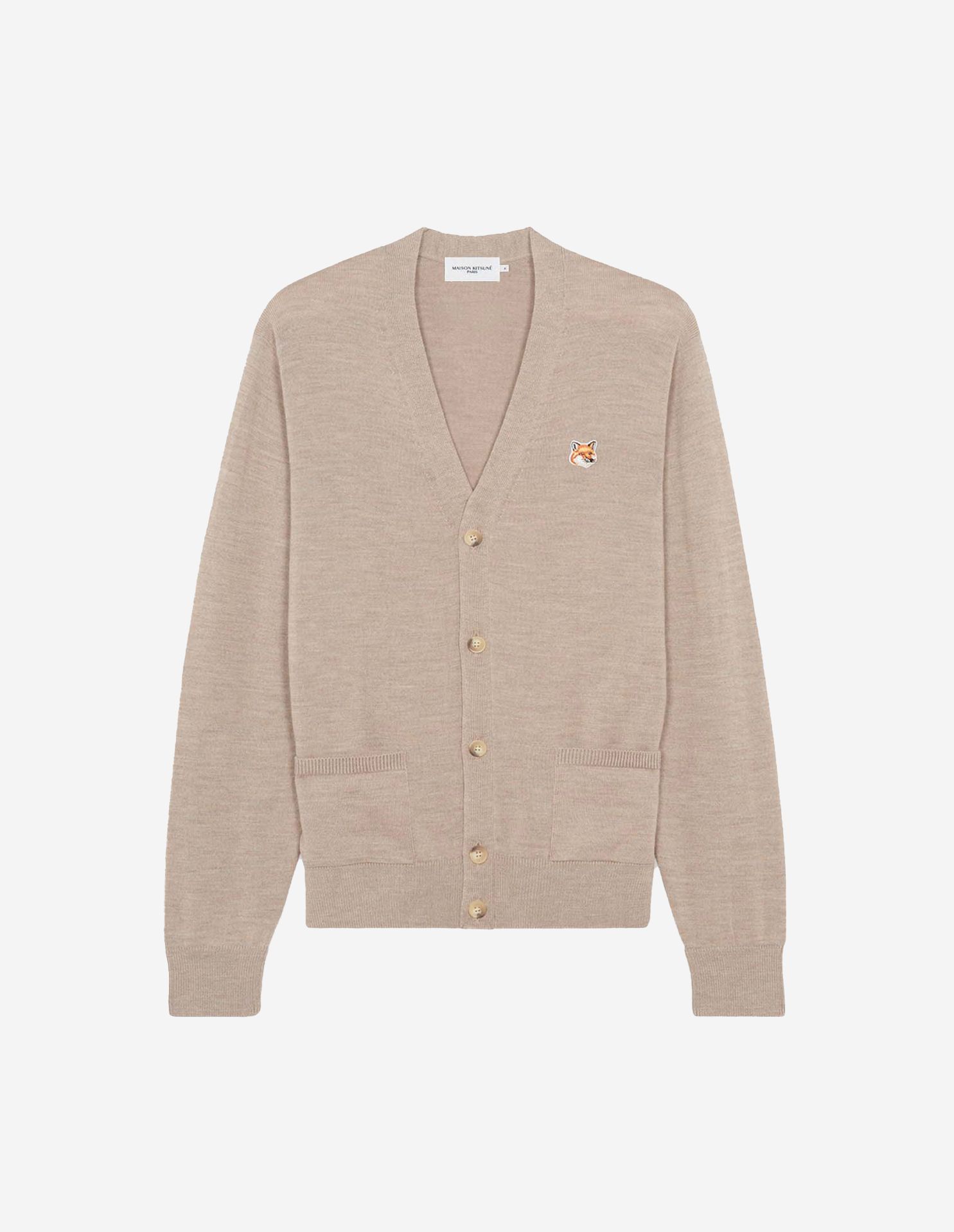 Maison Kitsuné - Áo cardigan Fox Head dáng Classic