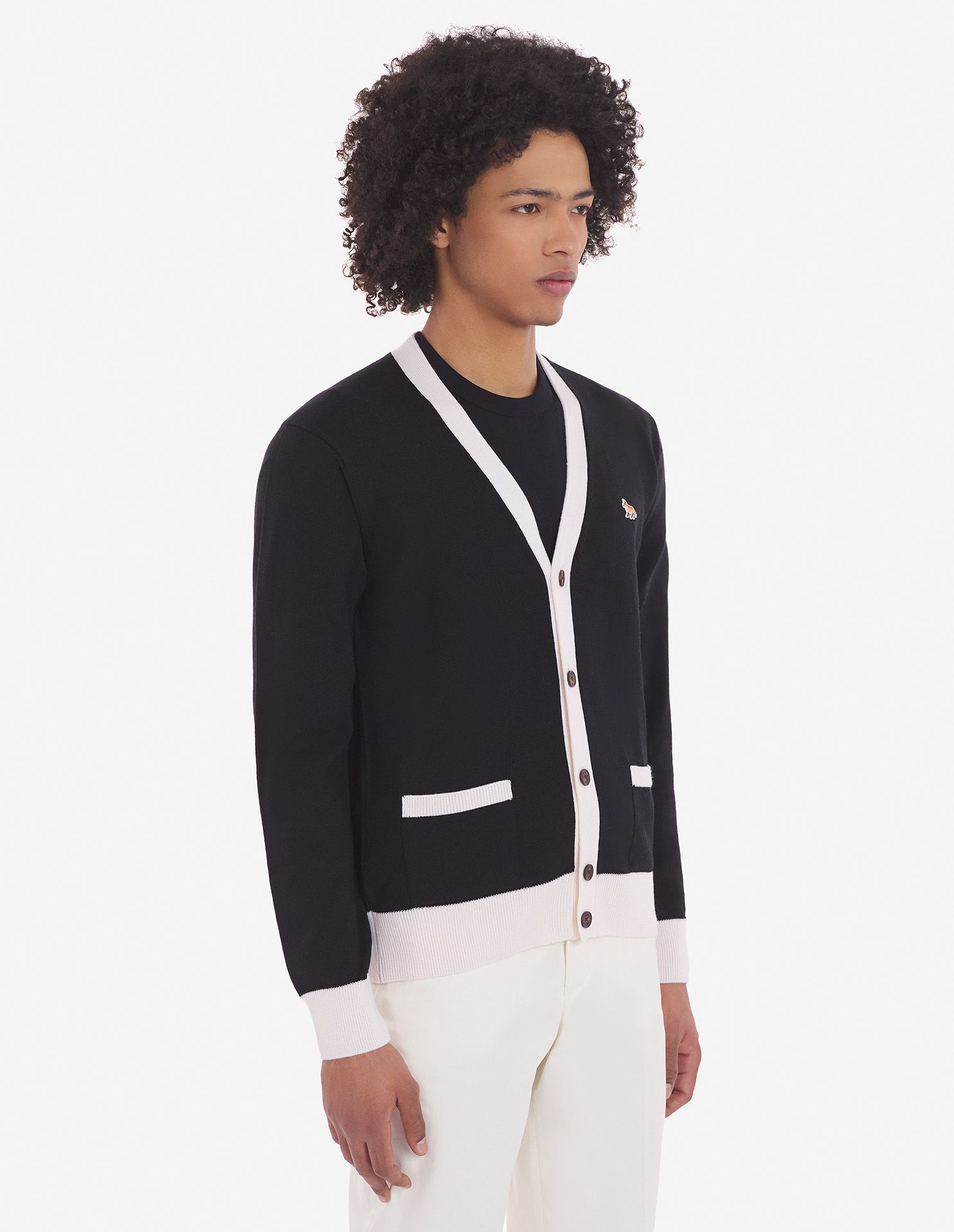 Maison Kitsuné - Áo cardigan Baby Fox dáng Classic