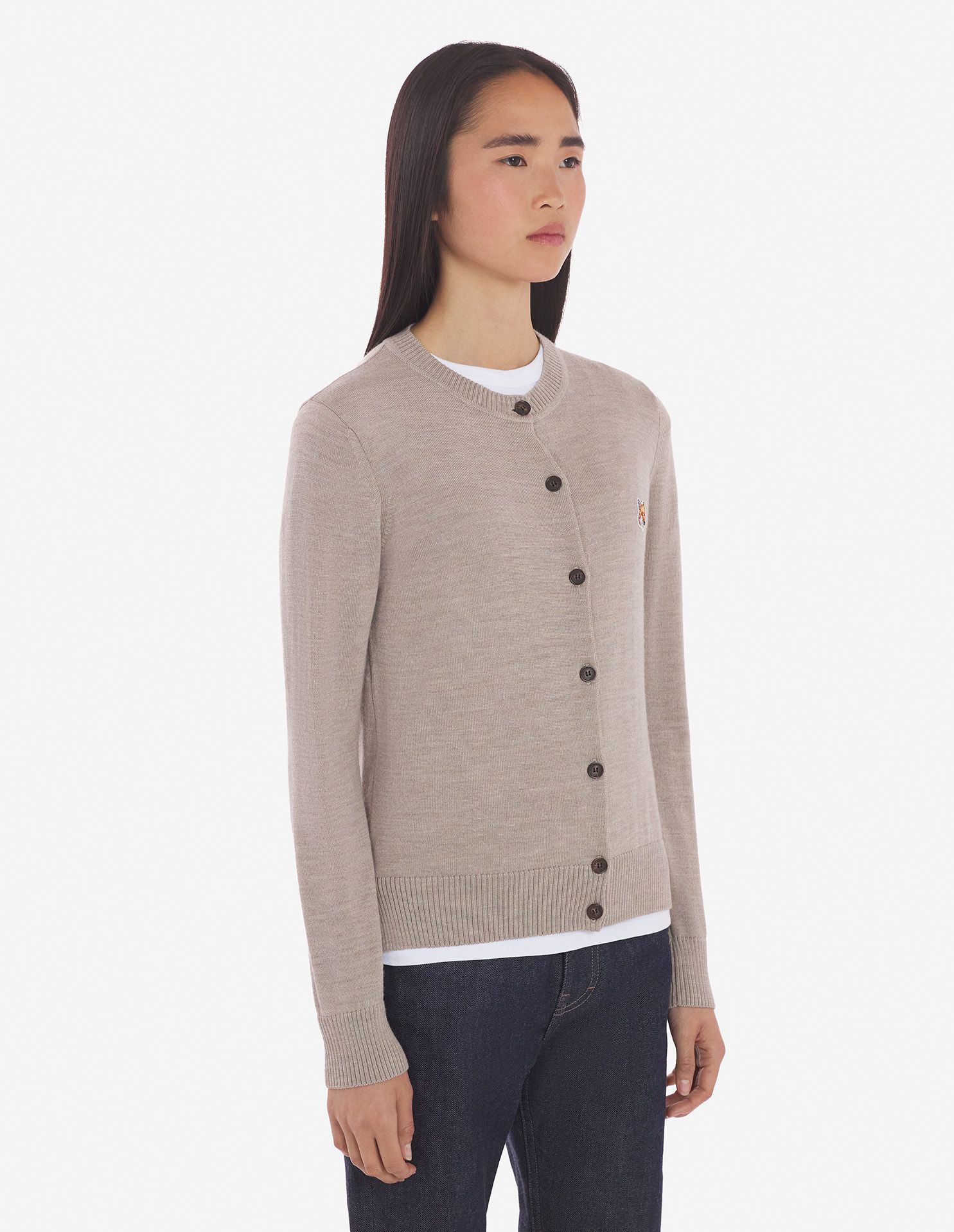Áo cardigan Fox Head dáng fitted
