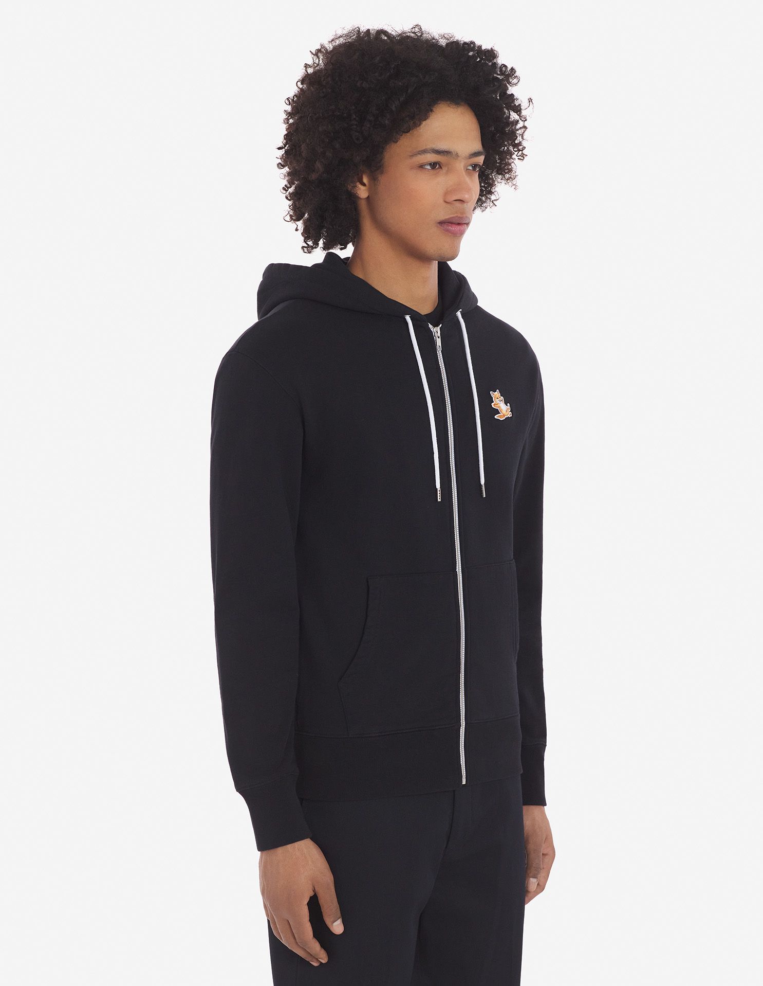 Maison Kitsuné - Áo hoodie khoá kéo Chillax Fox dáng Classic