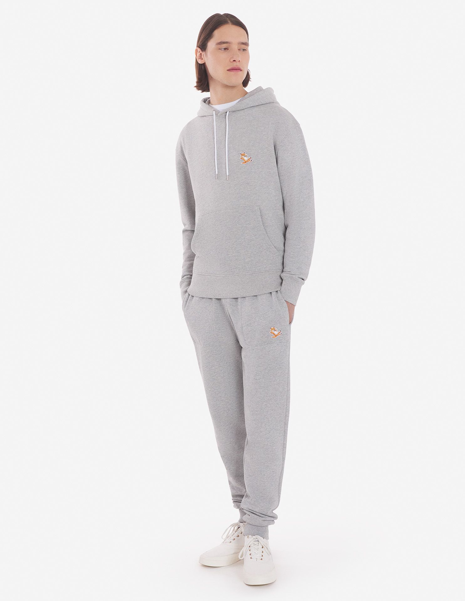 Maison Kitsuné - Áo hoodie Chillax Fox dáng Classic