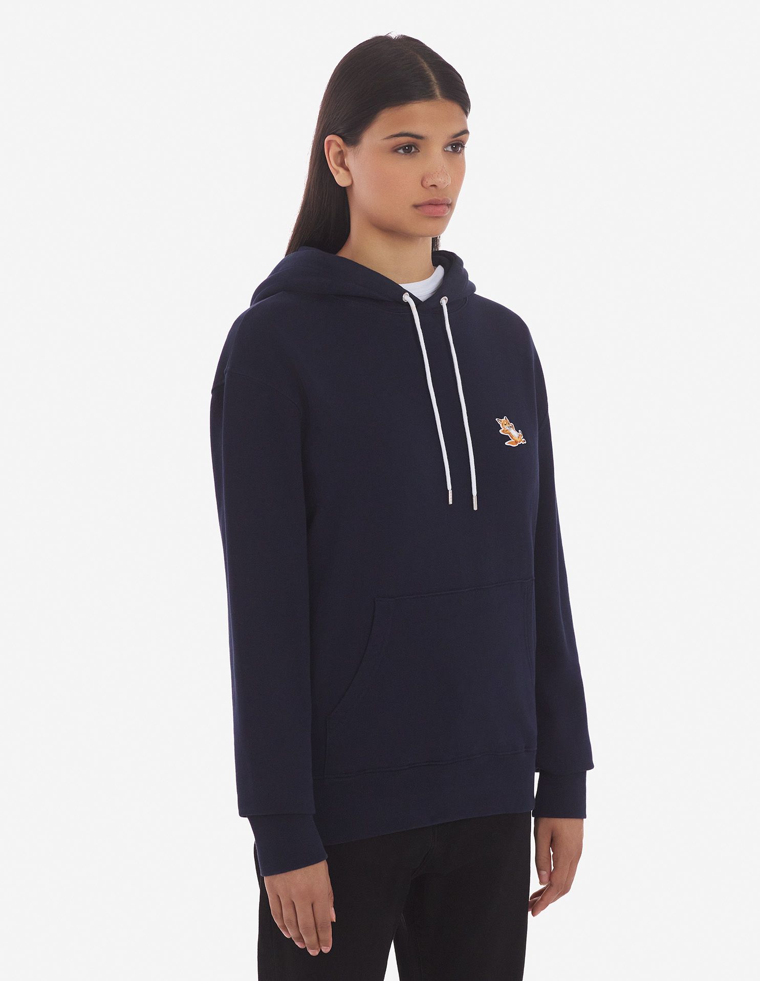 Maison Kitsuné - Áo hoodie Chillax Fox dáng Classic