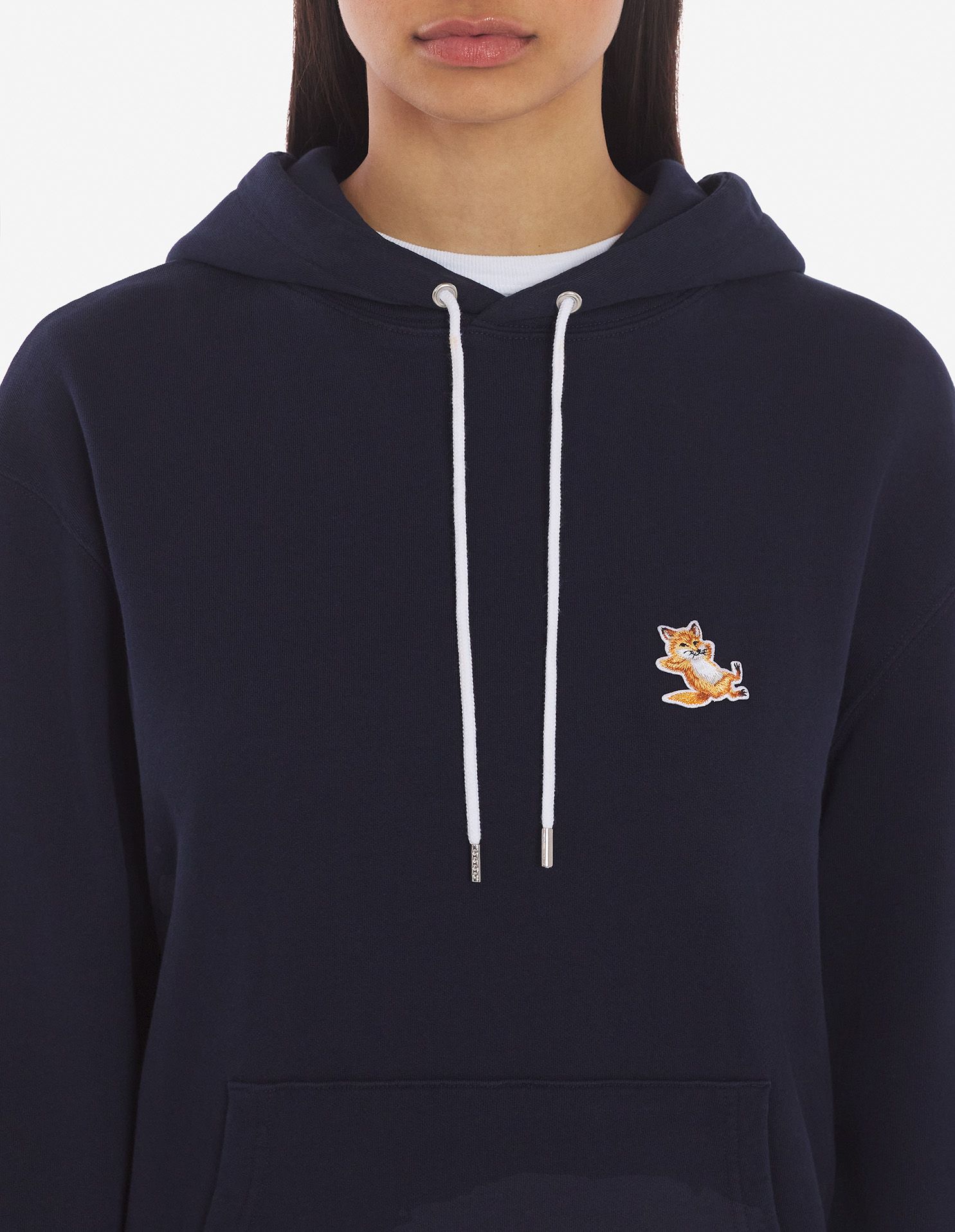 Maison Kitsuné - Áo hoodie Chillax Fox dáng Classic