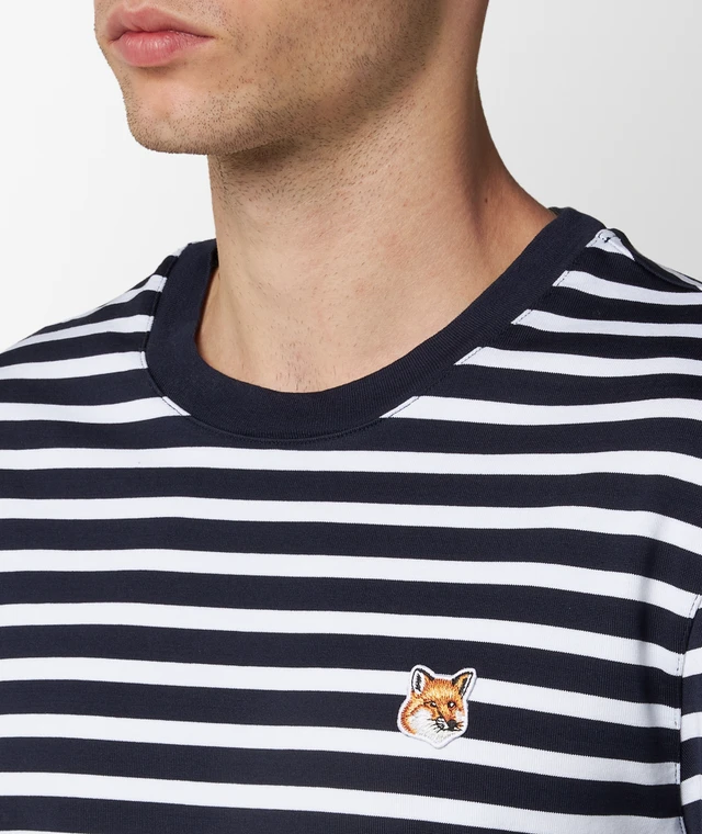 Maison Kitsuné - Áo phông marin Fox Head dáng Regular
