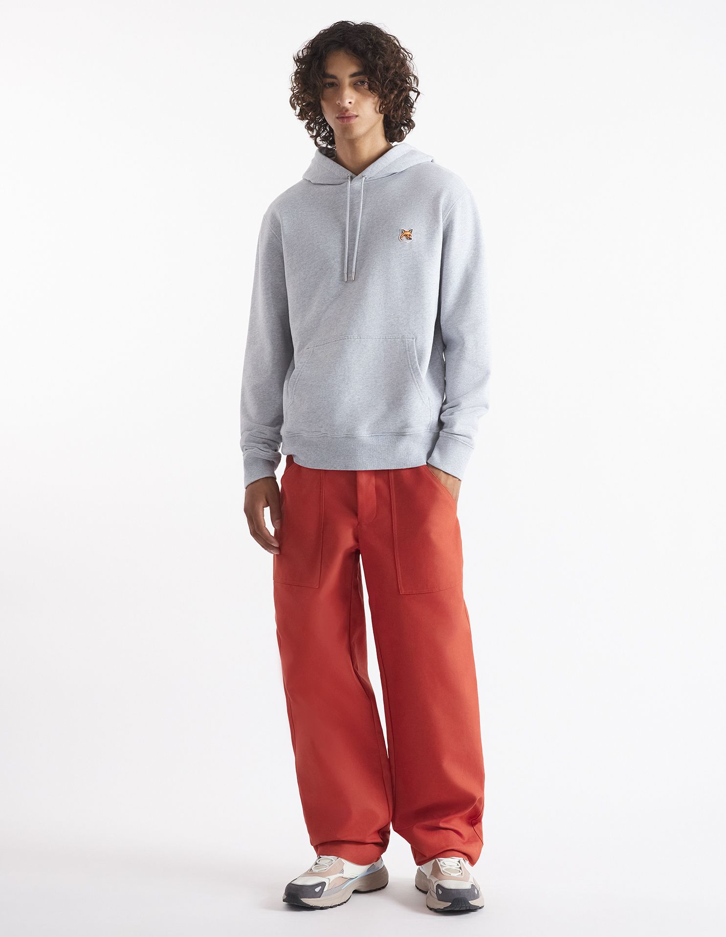 Maison Kitsuné - Áo hoodie Fox Head dáng Regular