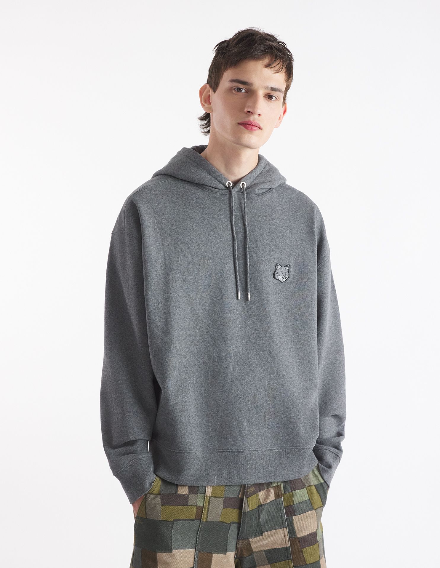 Áo hoodie Bold Fox Head dáng Oversize