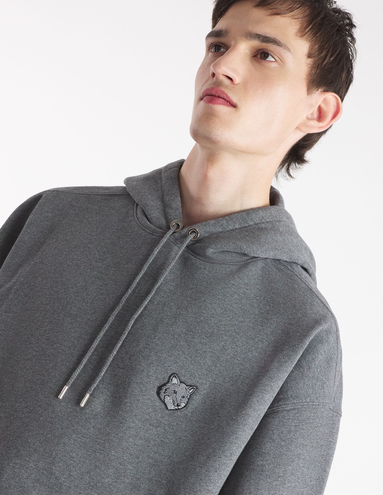 Maison Kitsuné - Áo hoodie Bold Fox Head dáng Oversize
