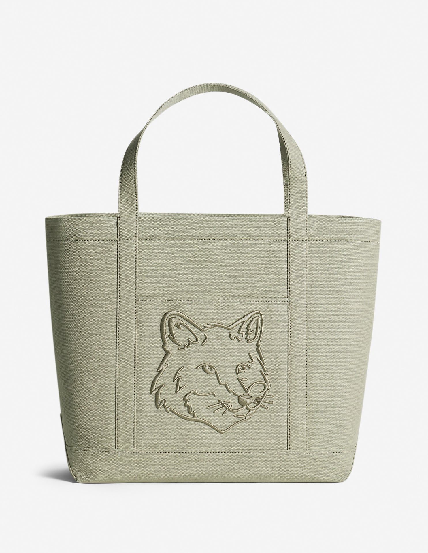 Maison Kitsuné - Túi tote large Fox Head