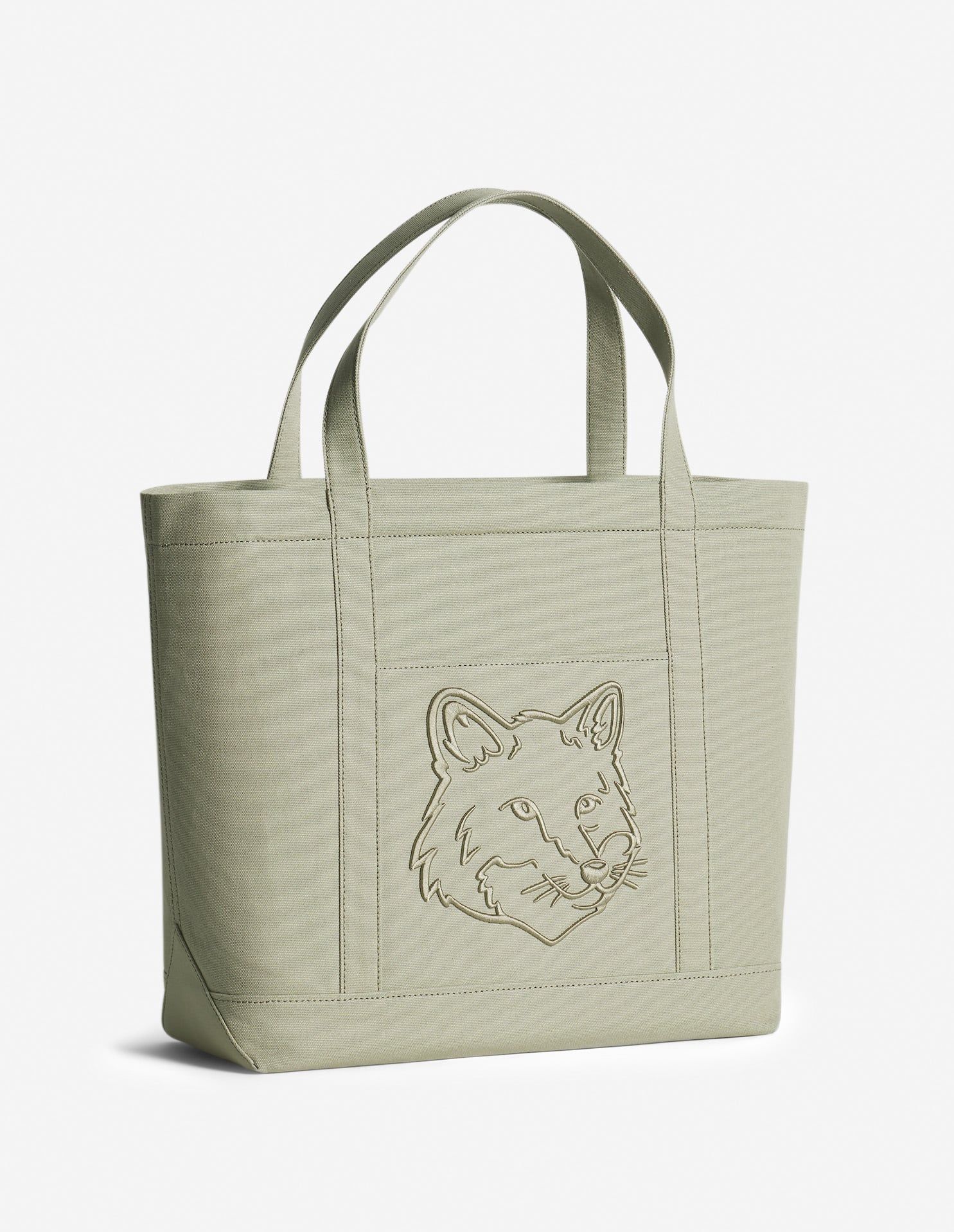 Maison Kitsuné - Túi tote large Fox Head