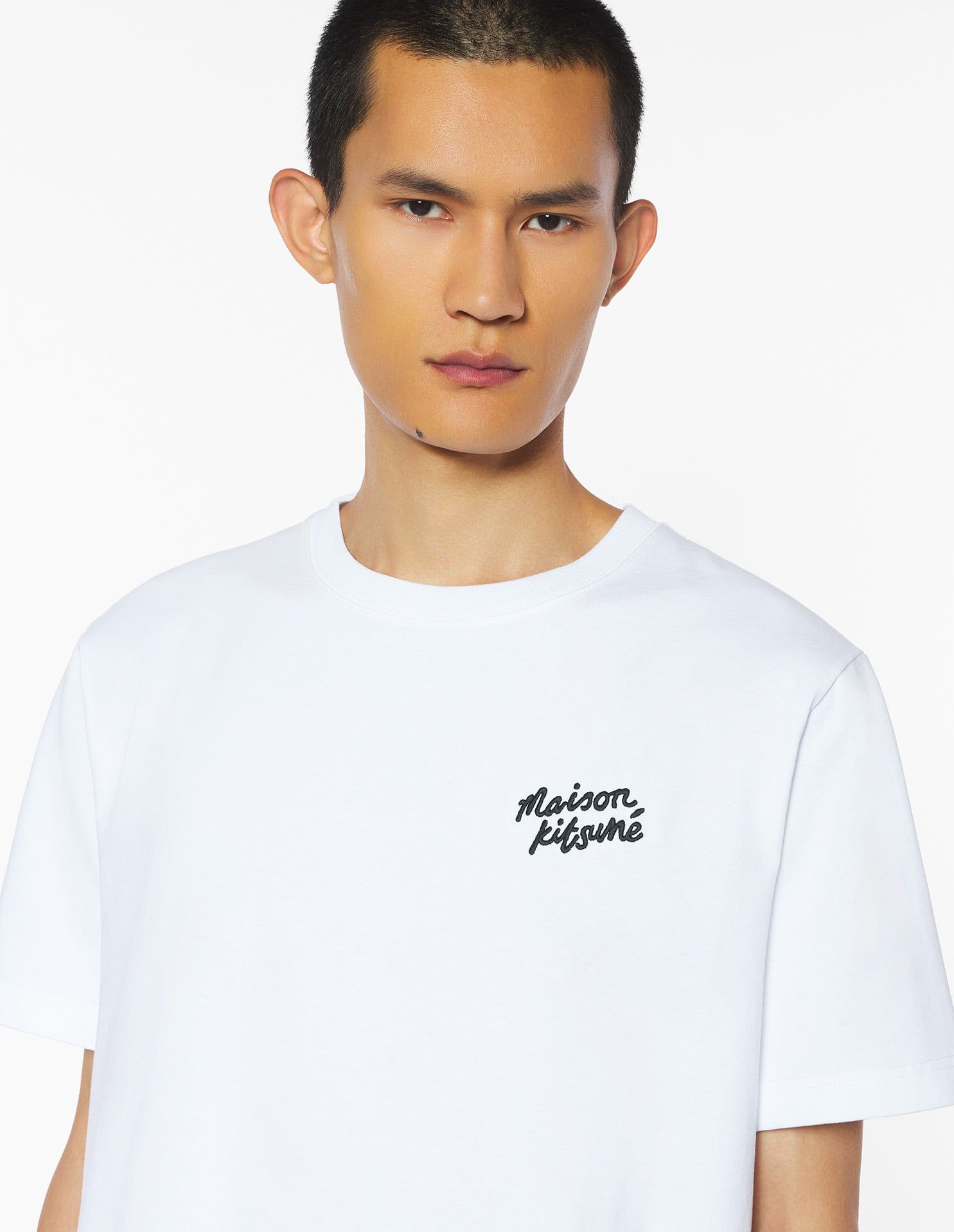 Maison Kitsuné - Áo phông nam Maison Kitusne Handwriting dáng Comfort