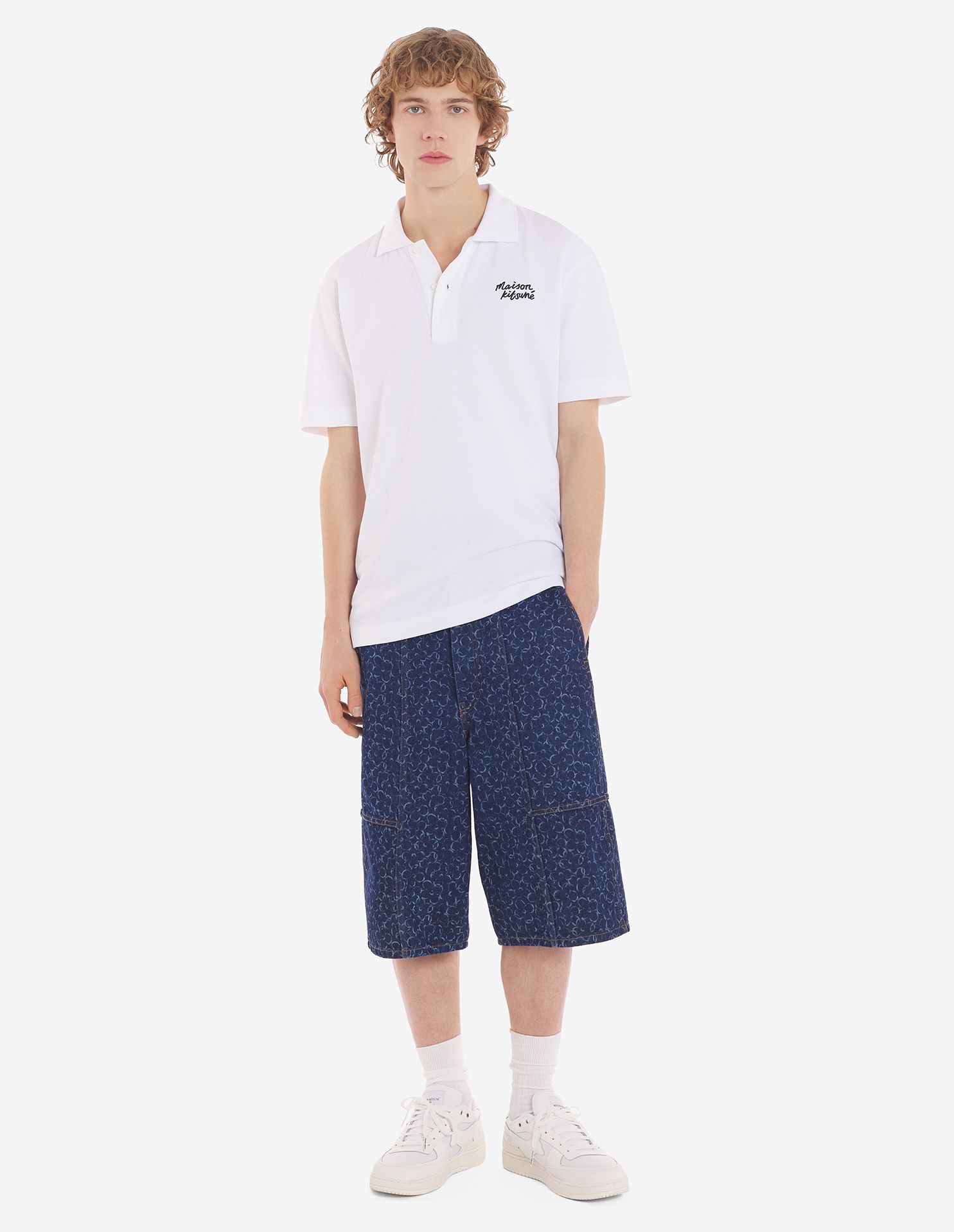 Maison Kitsuné - Áo polo Maison Kitsune Handwriting dáng Comfort