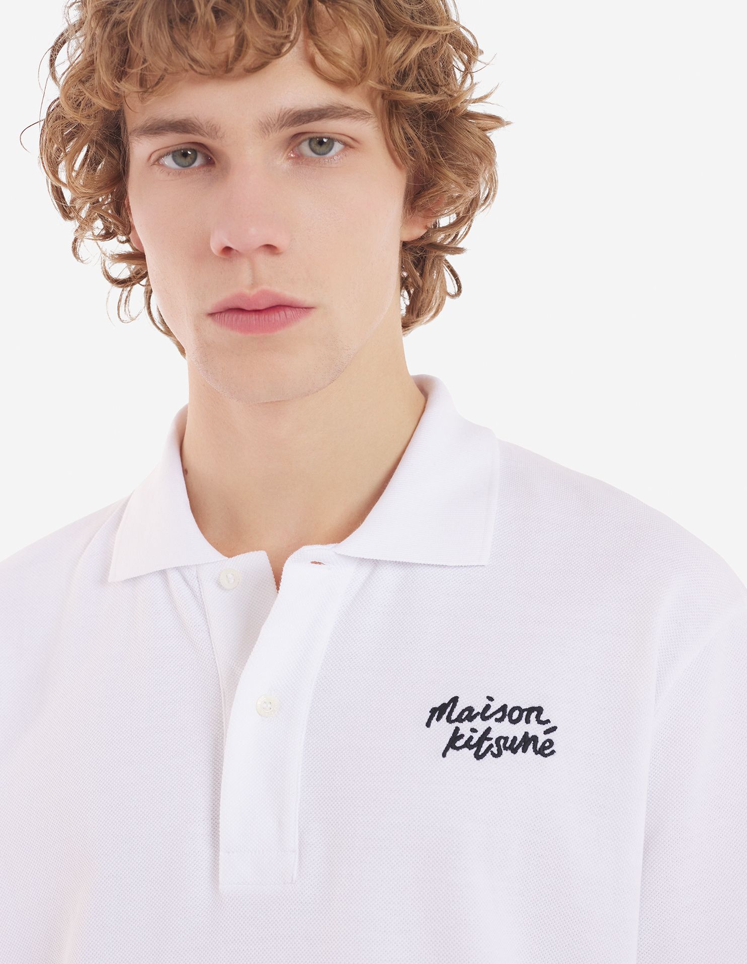 Maison Kitsuné - Áo polo Maison Kitsune Handwriting dáng Comfort
