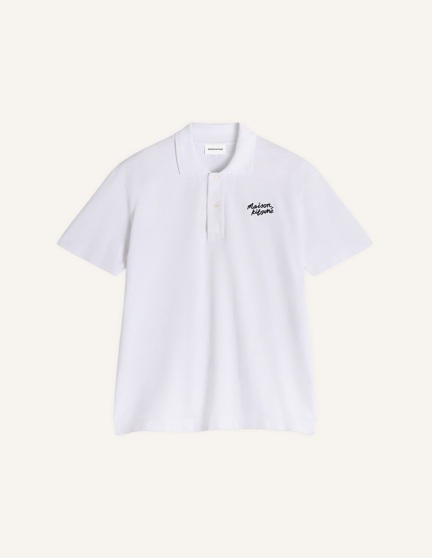 Áo Polo nam Maison Kitsuné Handwriting dáng Comfort