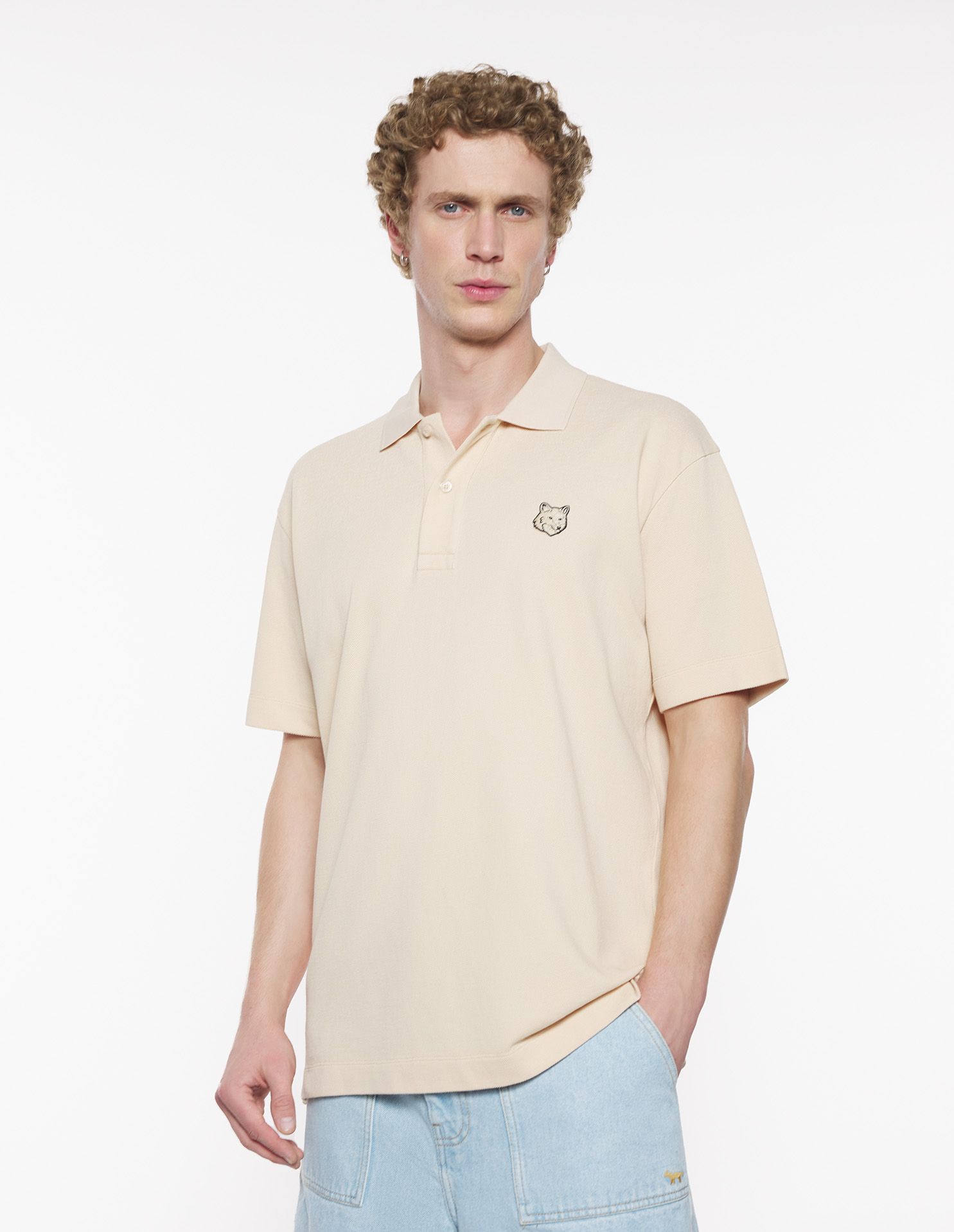 Áo polo Bold Fox Head dáng Comfort