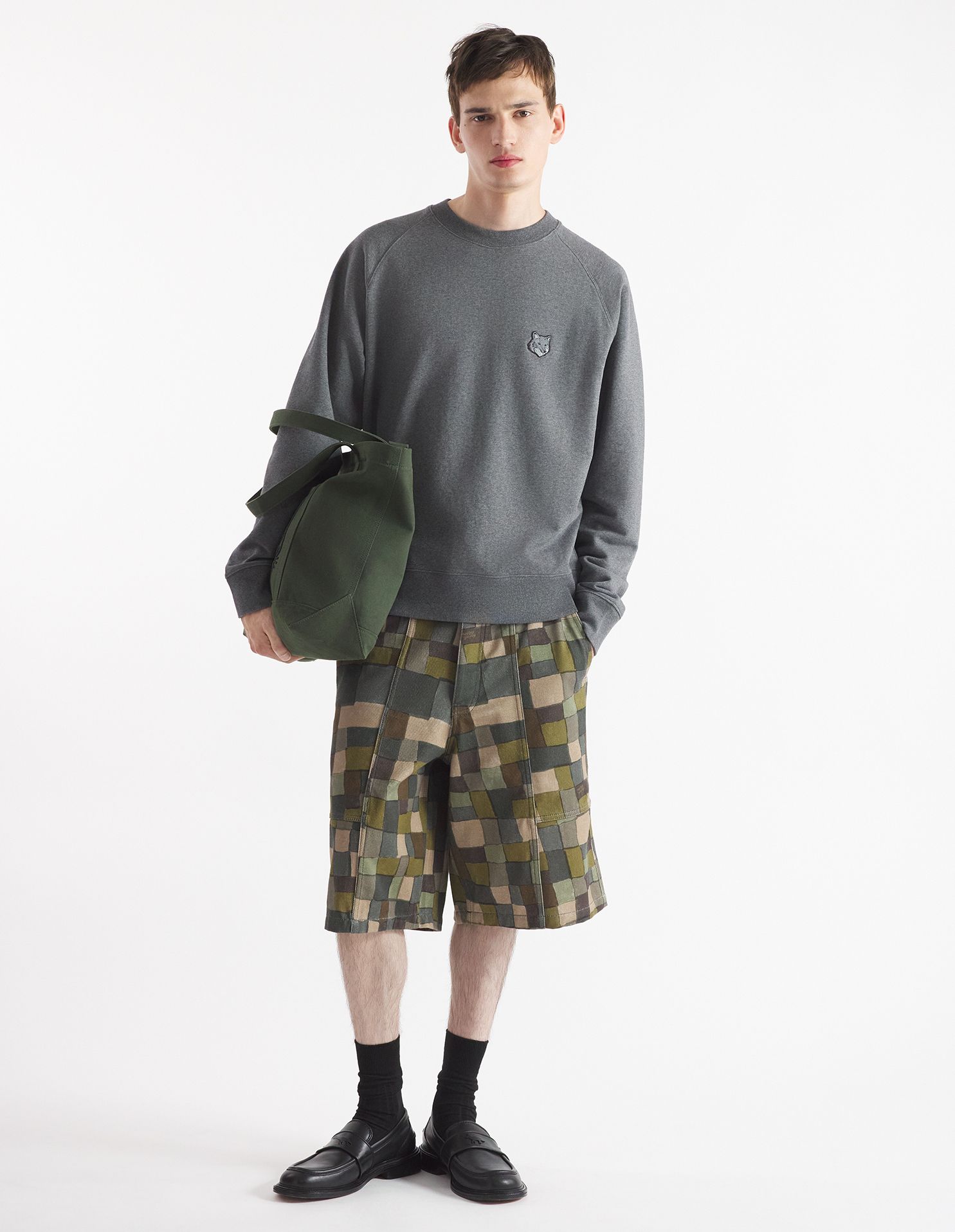 Áo nỉ Bold Fox Head dáng Oversize
