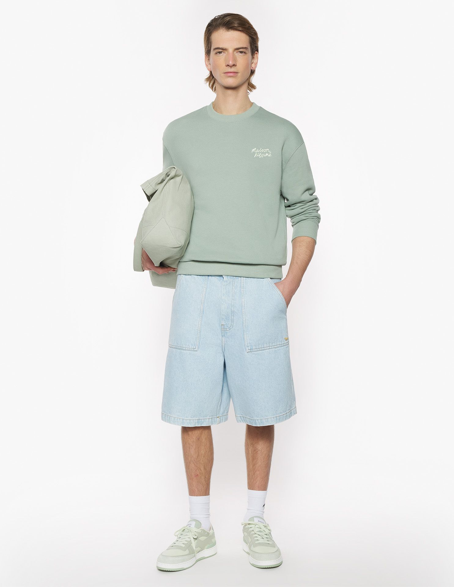 Maison Kitsuné - Áo nỉ Maison Kitsune Handwriting dáng Comfort