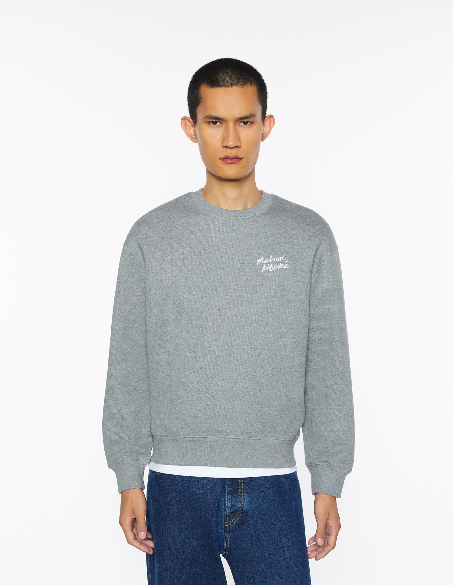 Maison Kitsuné - Áo nỉ Maison Kitsuné Handwriting dáng Comfort