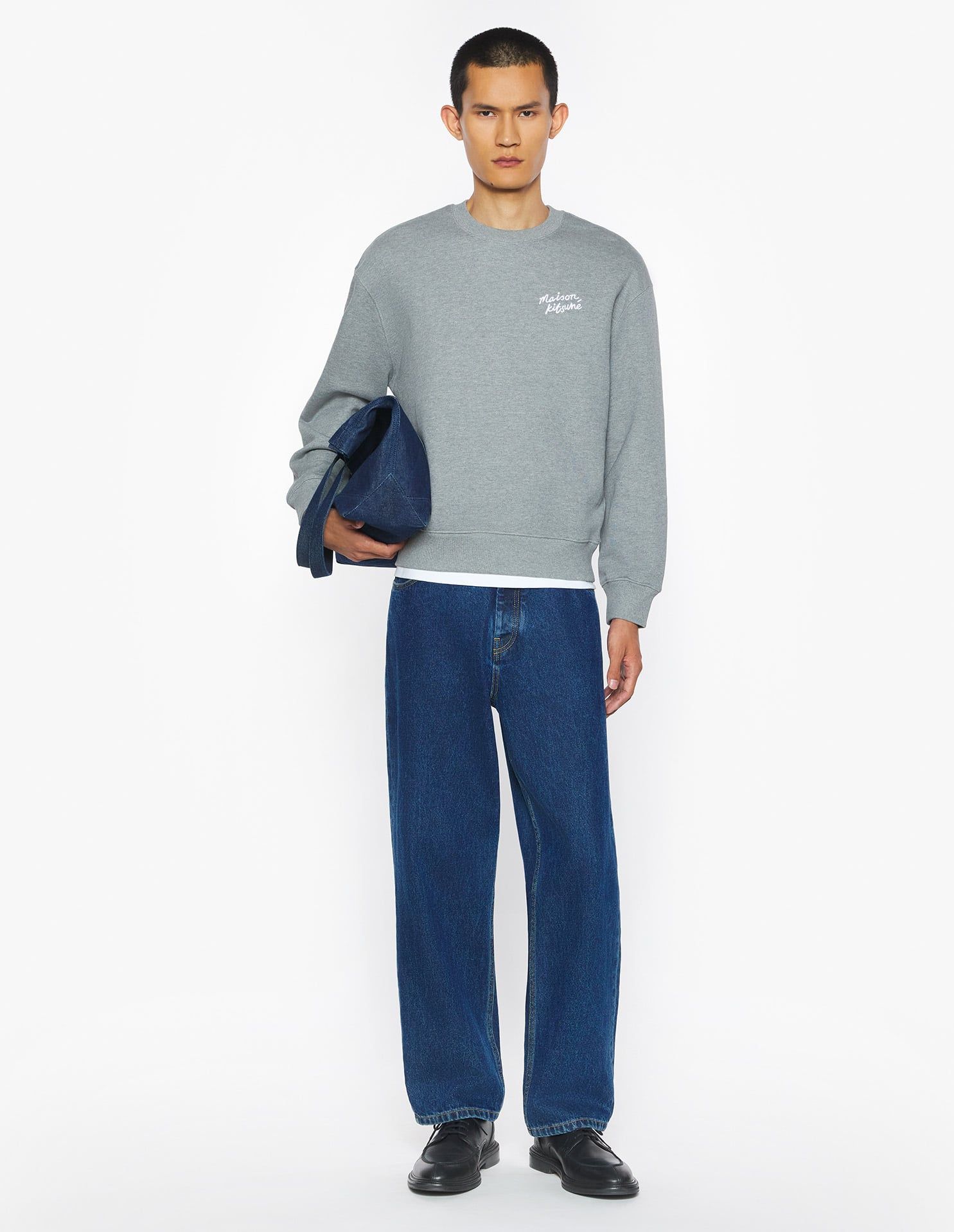 Maison Kitsuné - Áo nỉ Maison Kitsuné Handwriting dáng Comfort