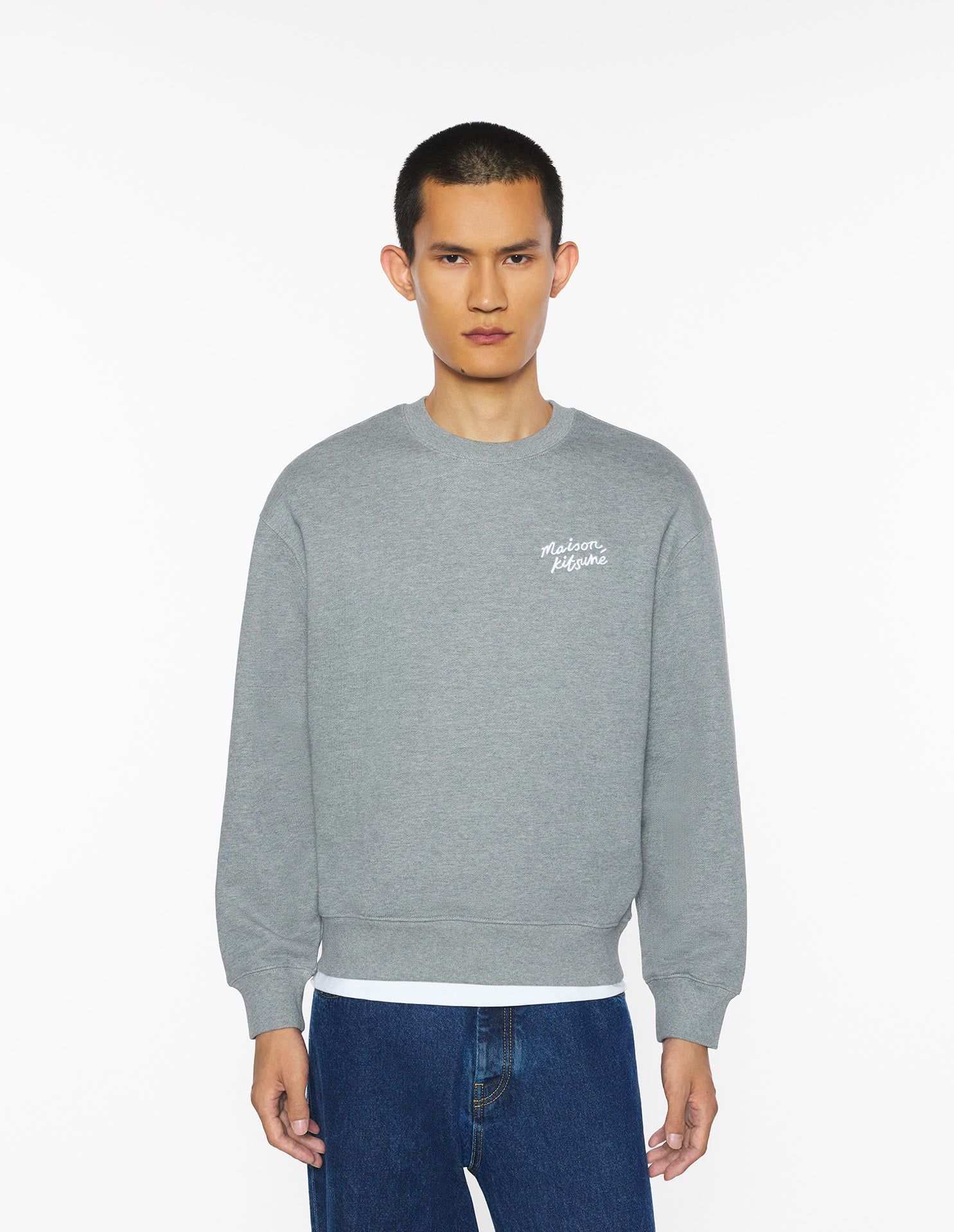 Maison Kitsuné - Áo nỉ Maison Kitsuné Handwriting dáng Comfort