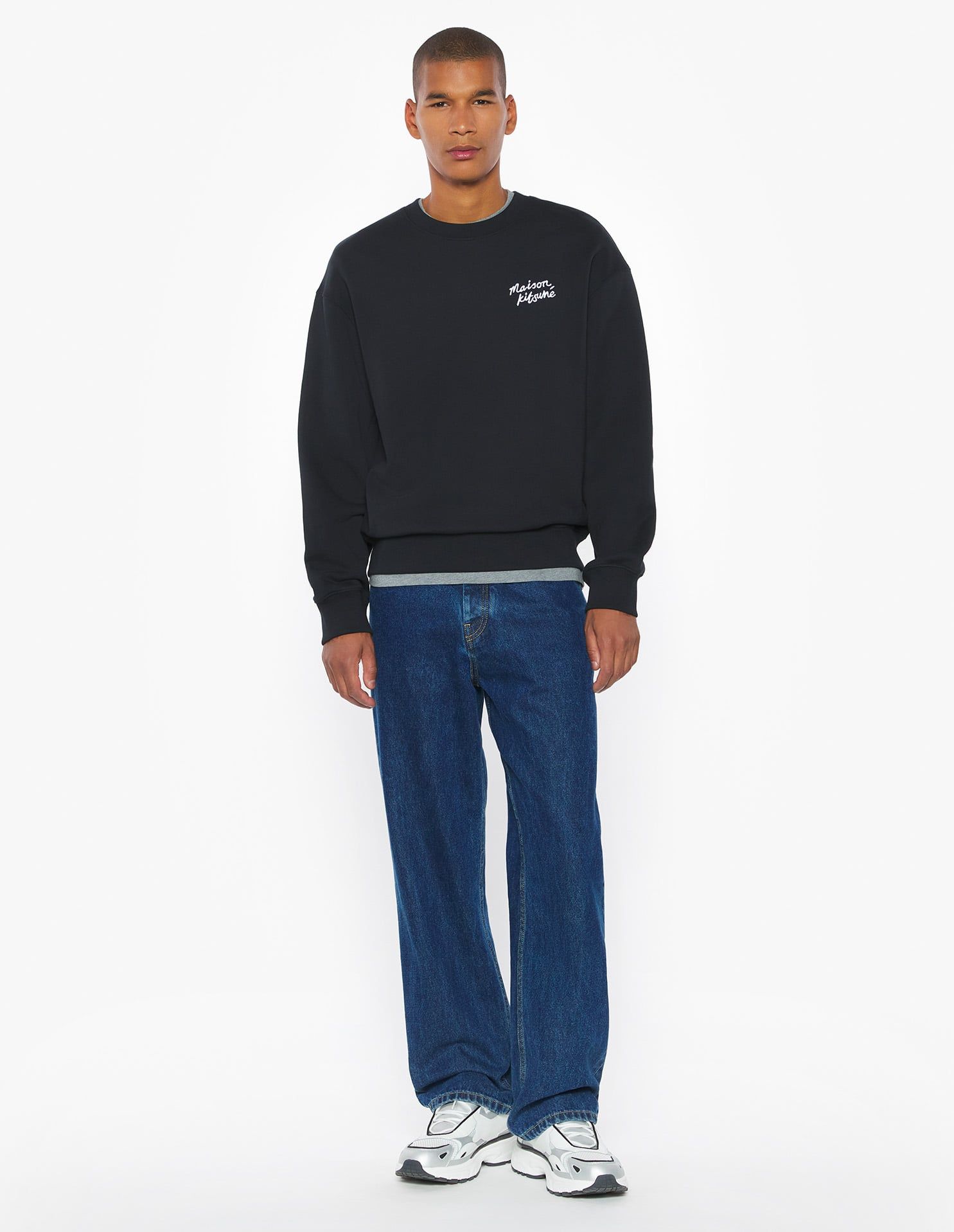 Maison Kitsuné - Áo nỉ Maison Kitsuné Handwriting dáng Comfort