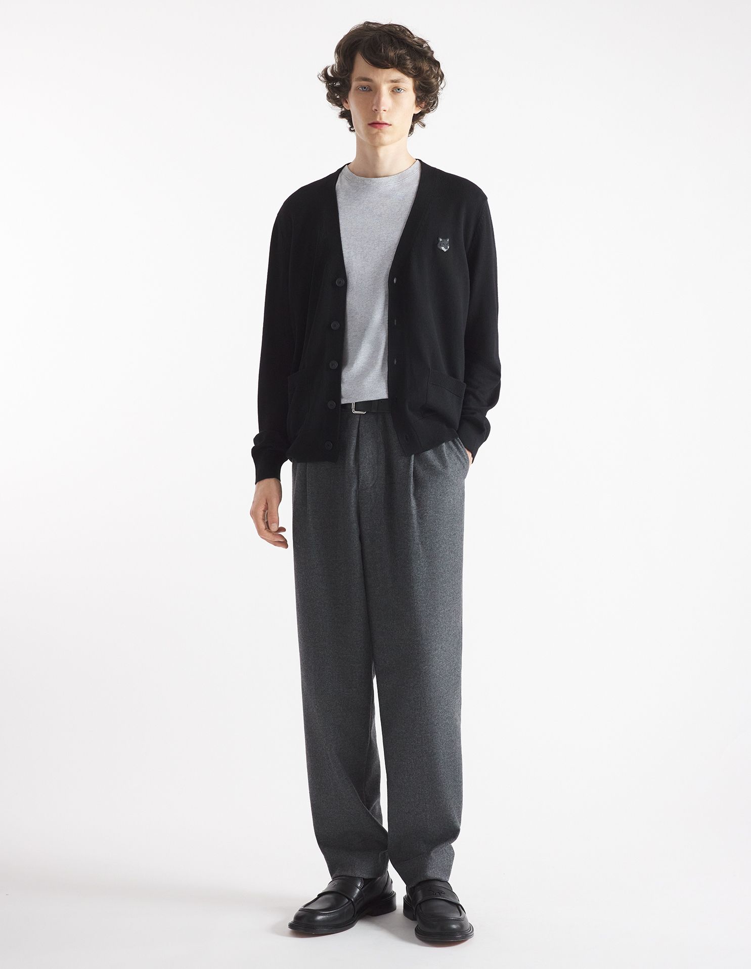 Maison Kitsuné - Áo cardigan Bold Fox Head dáng Regular