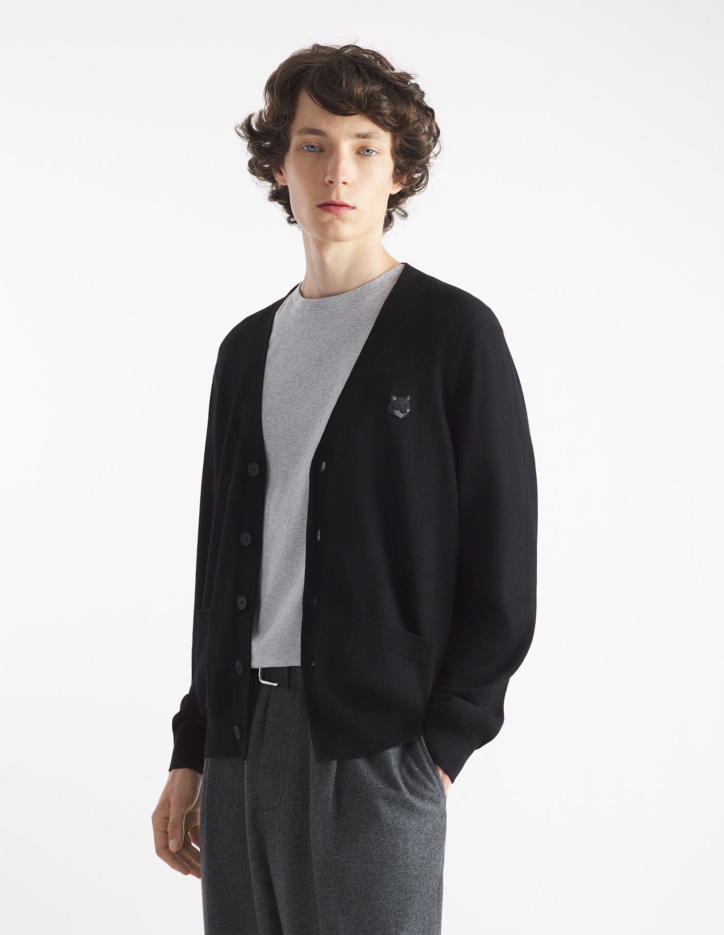 Áo cardigan Bold Fox Head dáng Regular