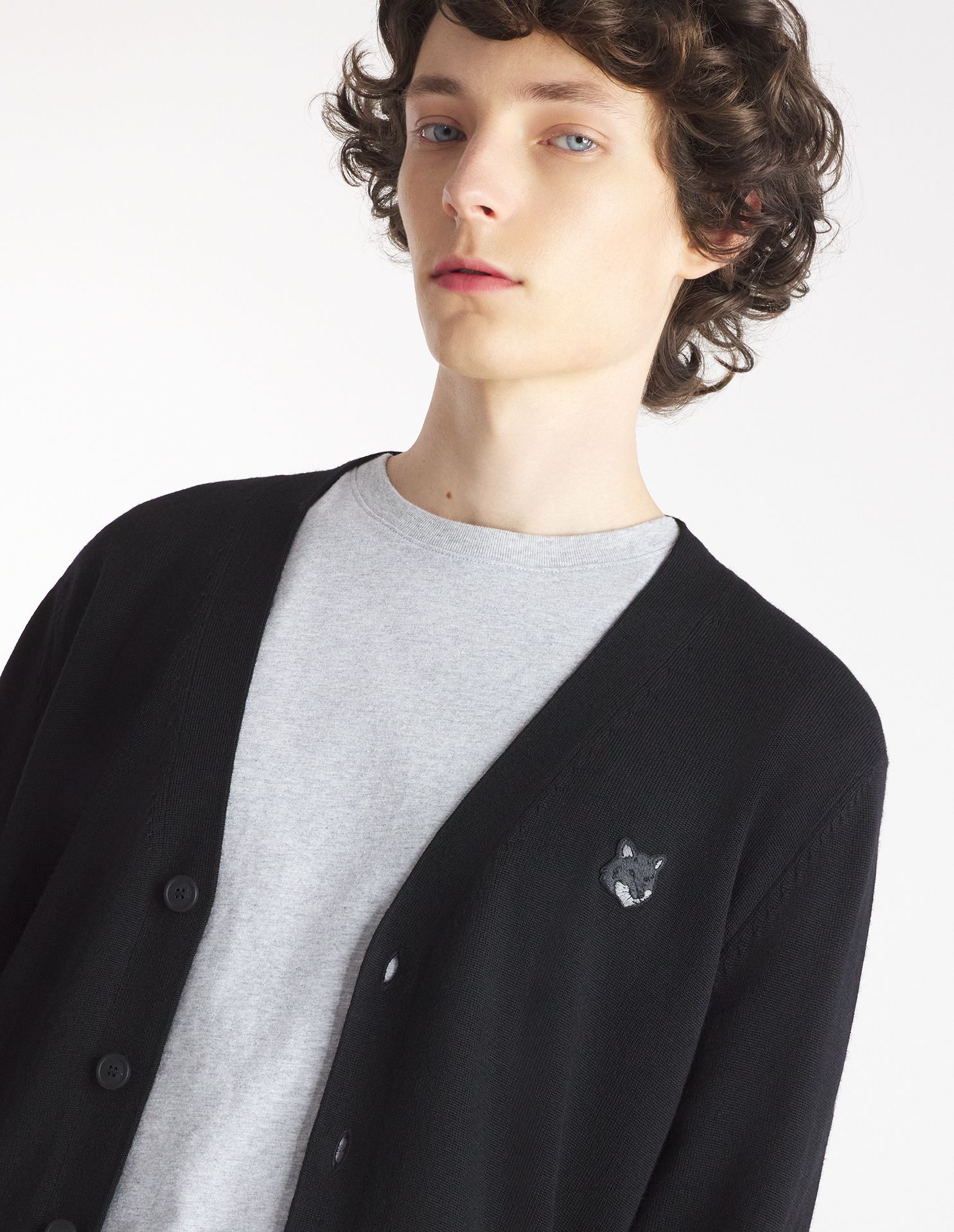 Maison Kitsuné - Áo cardigan Bold Fox Head dáng Regular