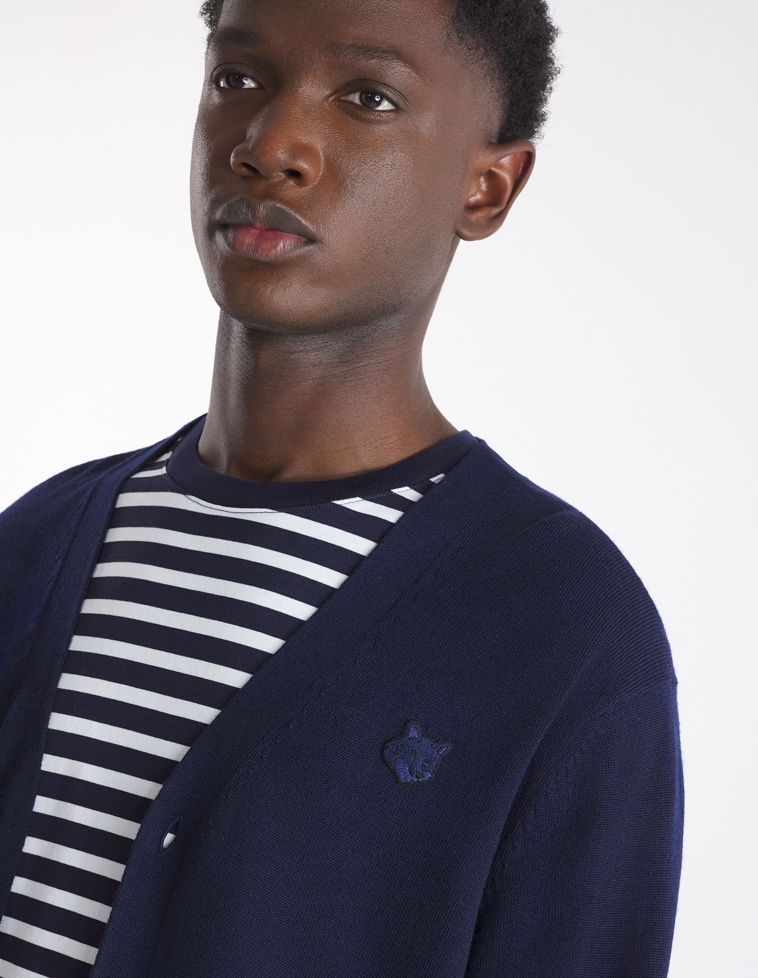 Maison Kitsuné - Áo cardigan Bold Fox Head dáng Regular