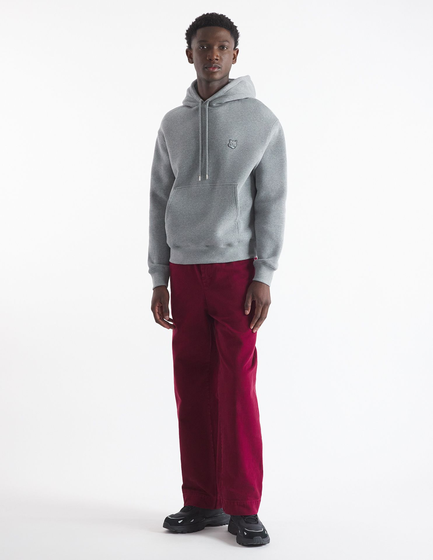 Maison Kitsuné - Áo hoodie Bold Fox Head dáng Comfort