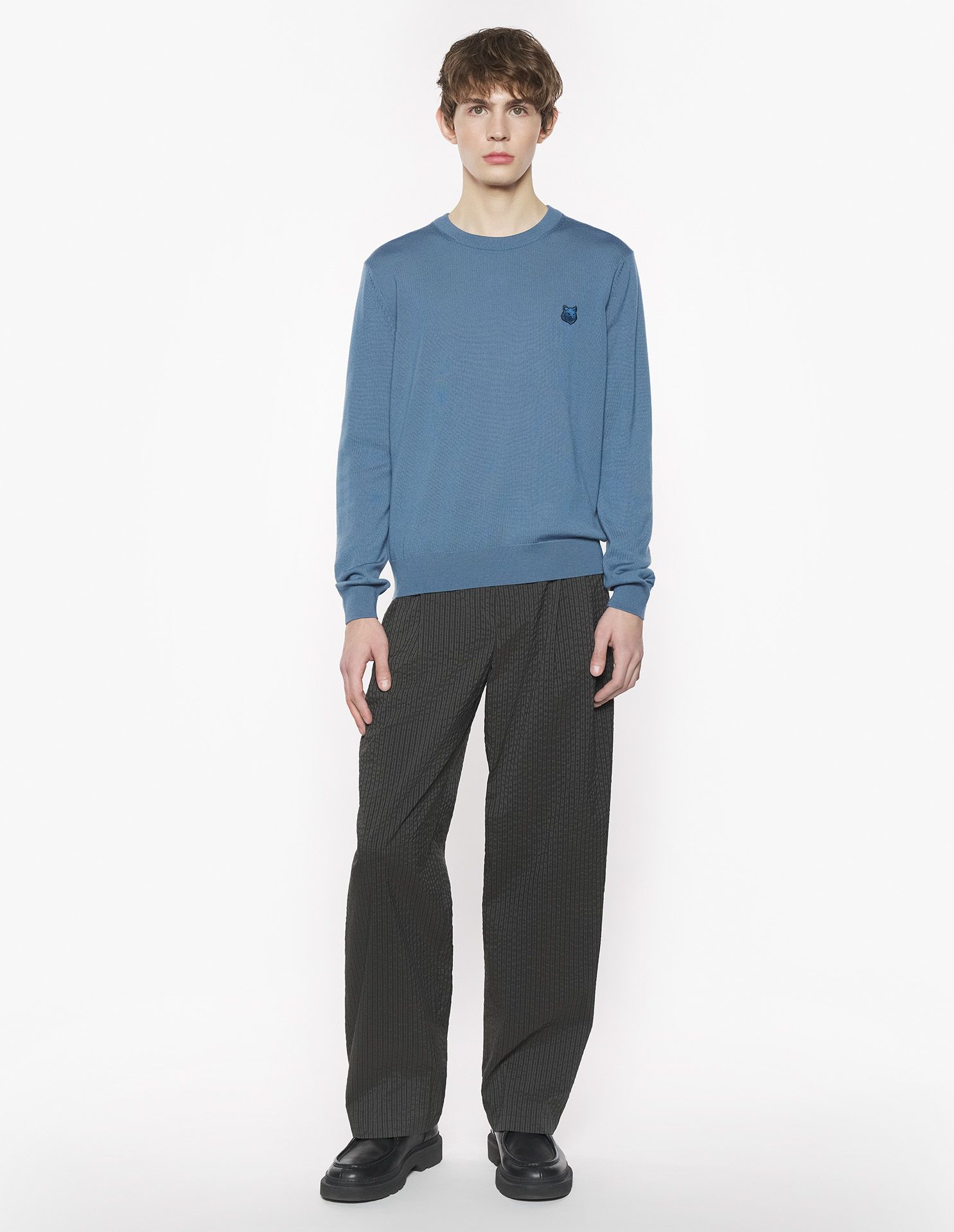 Maison Kitsuné - Áo len Bold Fox Head dáng Regular