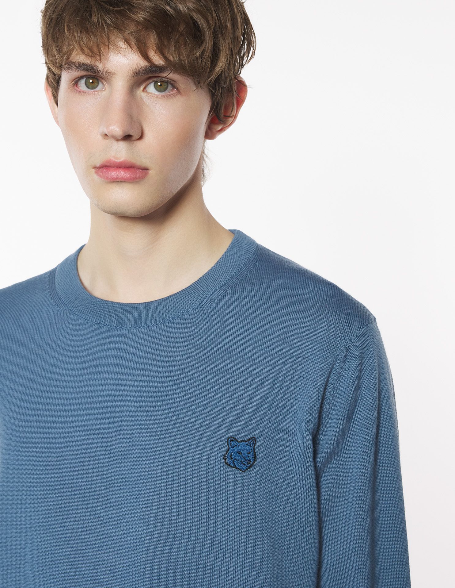 Maison Kitsuné - Áo len Bold Fox Head dáng Regular