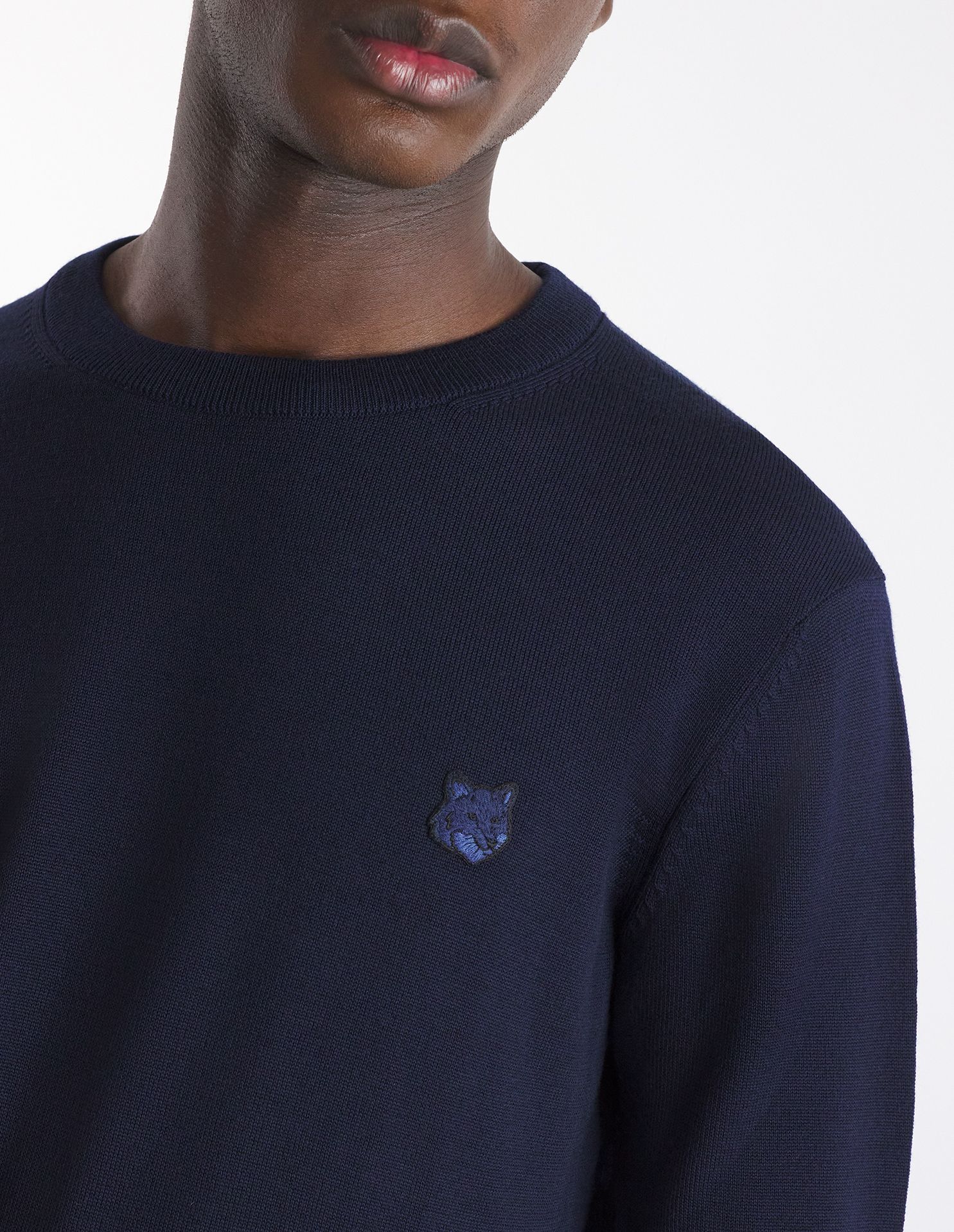 Maison Kitsuné - Áo len Bold Fox Head dáng Regular