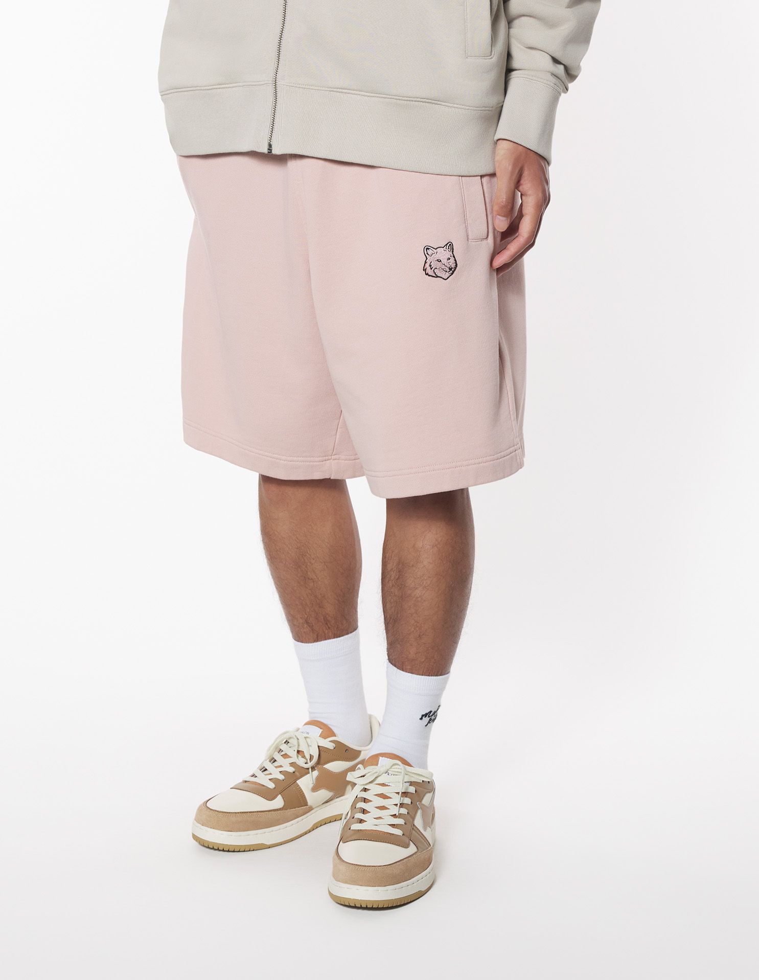 Maison Kitsuné - Quần short jogger Bold Fox Head dáng Oversize