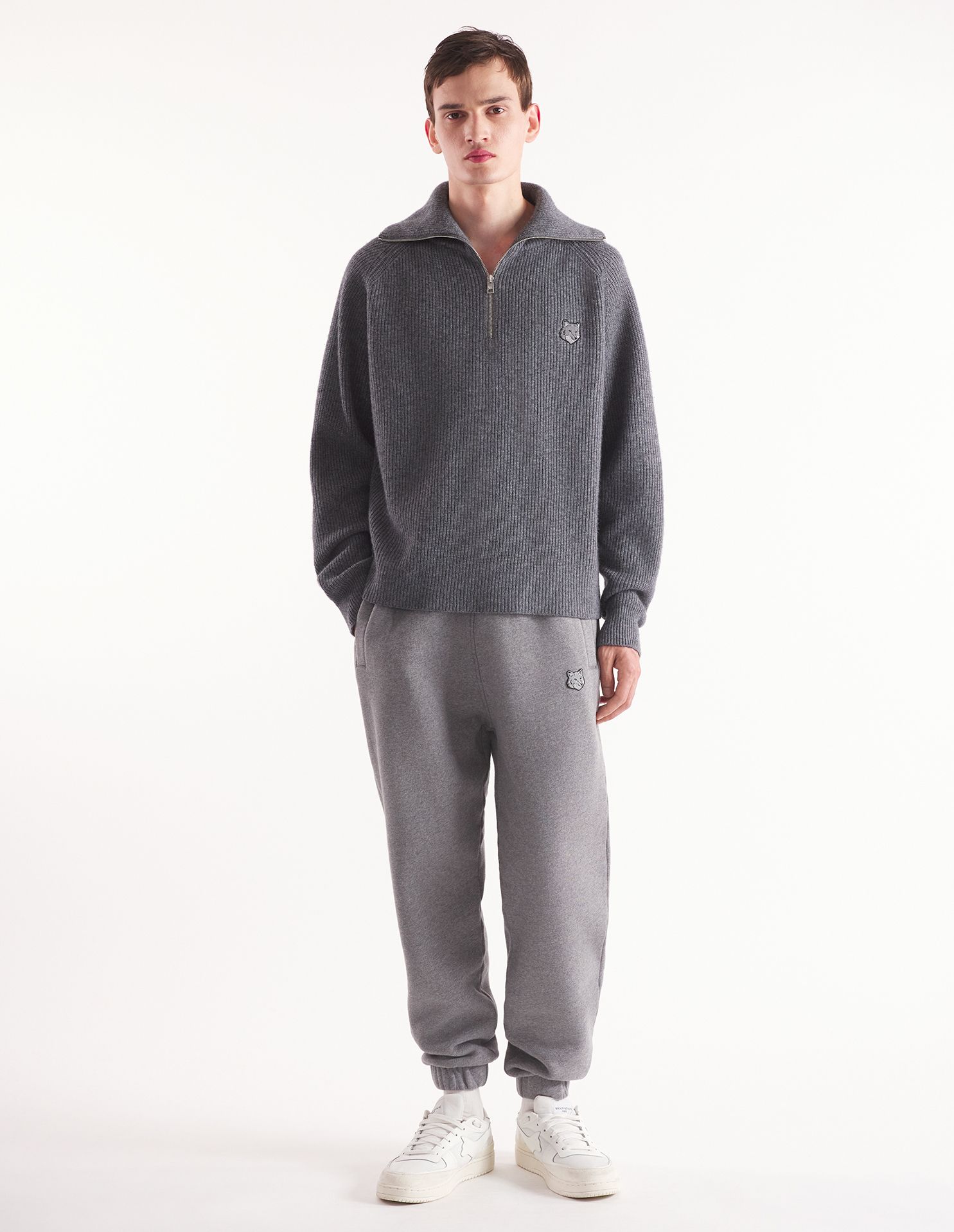 Maison Kitsuné - Quần jogger Bold Fox Head dáng Comfort
