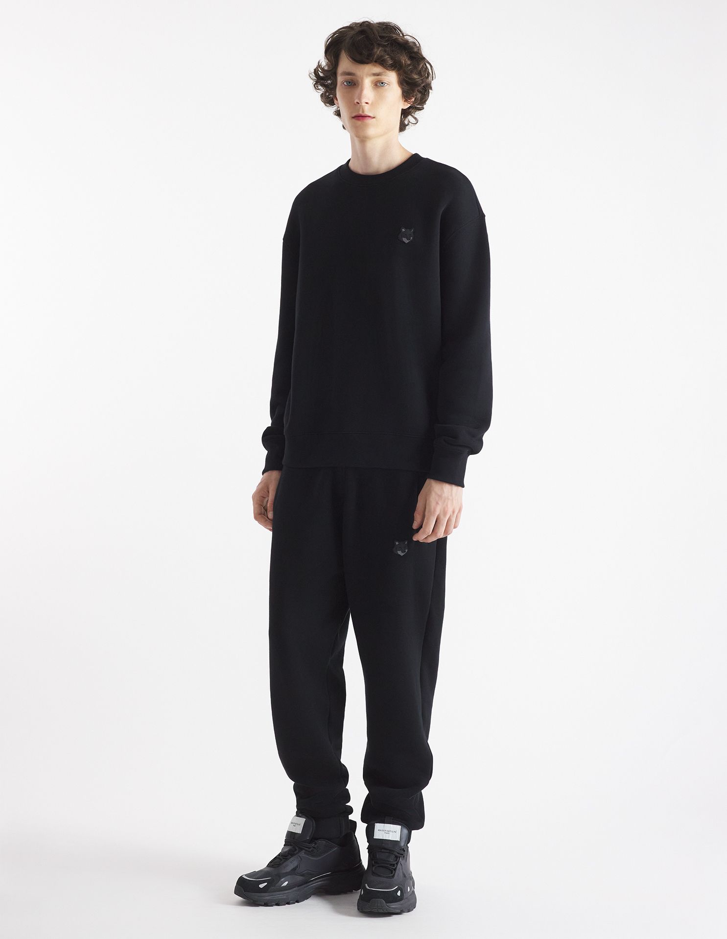 Maison Kitsuné - Quần jogger Bold Fox Head dáng Comfort