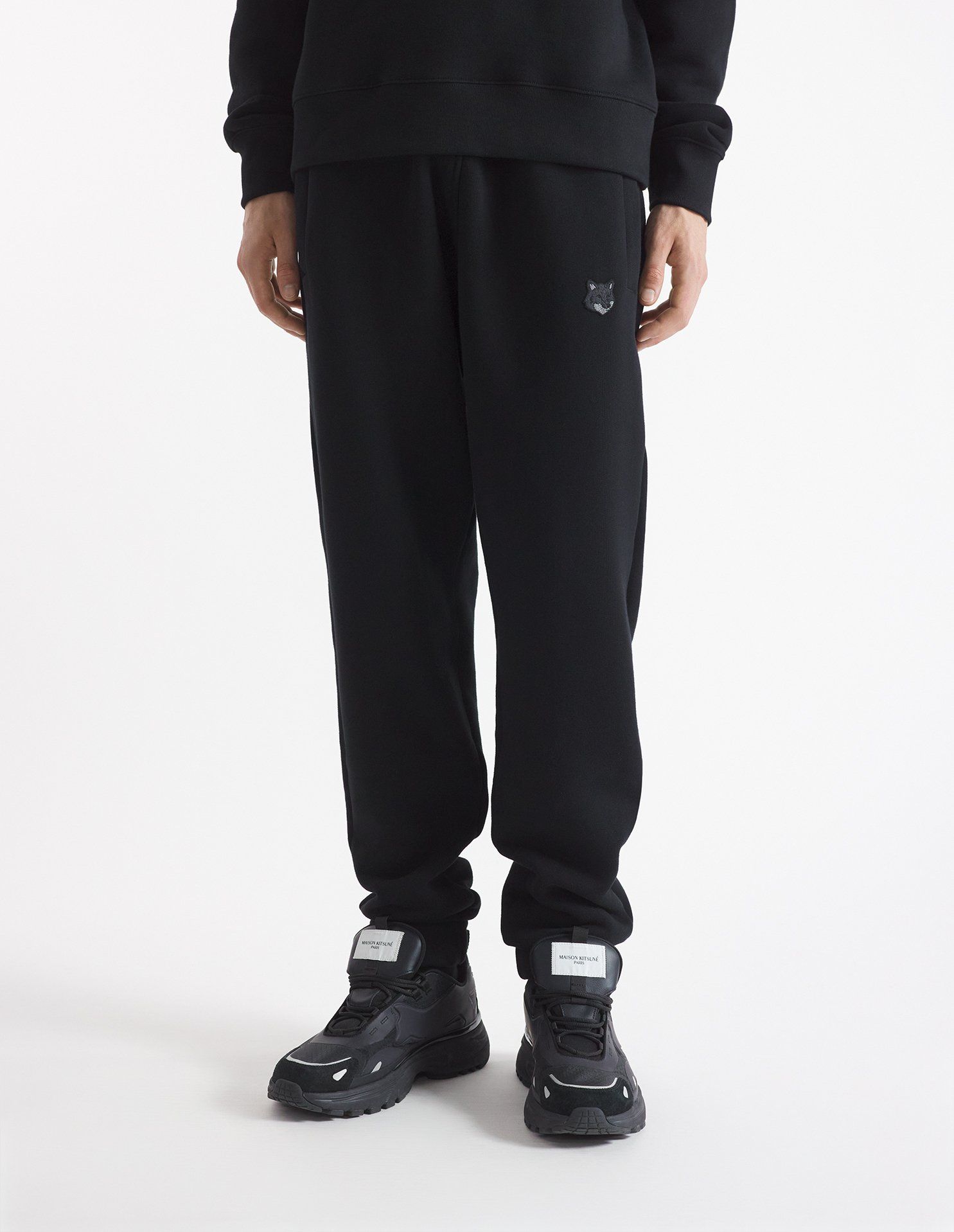 Maison Kitsuné - Quần jogger Bold Fox Head dáng Comfort